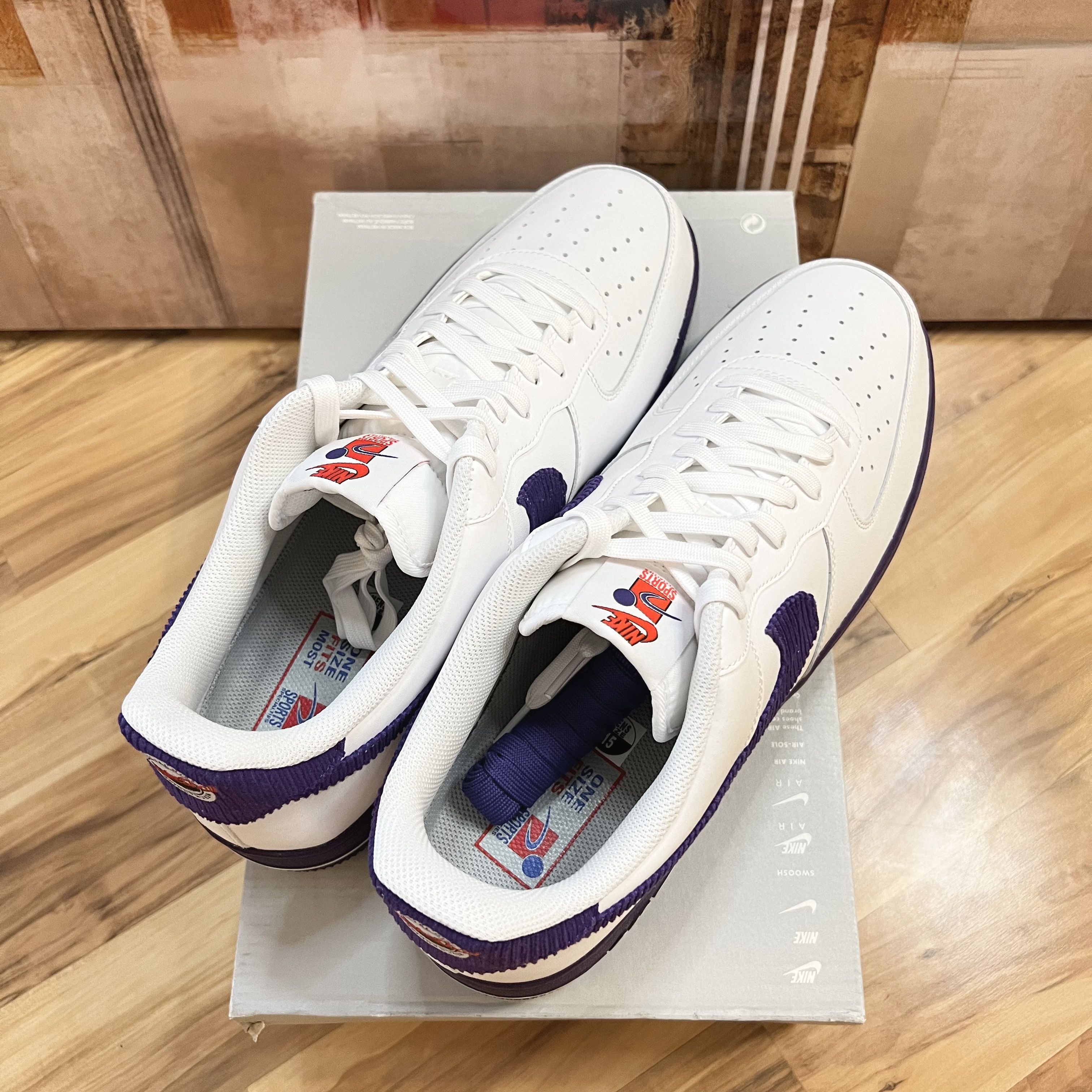Nike Nike Air Force 1 Low Sports Specialties White / Court Purple Size US 15 / EU 48 - 5 Thumbnail