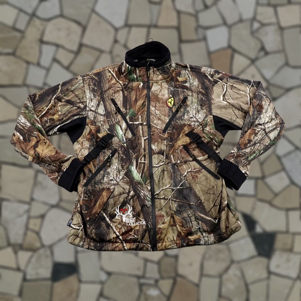 Realtree ScentBlocker Jacket Mens Medium Brown Realtree Camo Bone Collector Hunting Coat Size US M / EU 48-50 / 2 - 1 Thumbnail