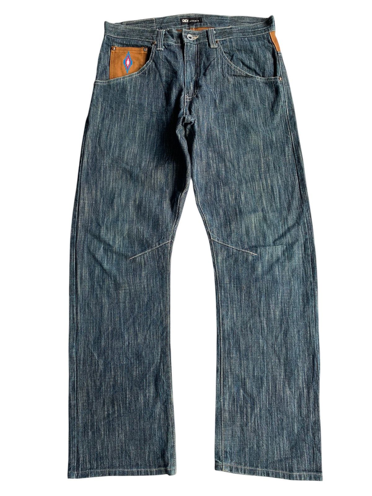 Kapital Concave Attempt Navajo Hippies Style Japanese Denim🌈🎌 Size US 32 / EU 48 - 3 Thumbnail