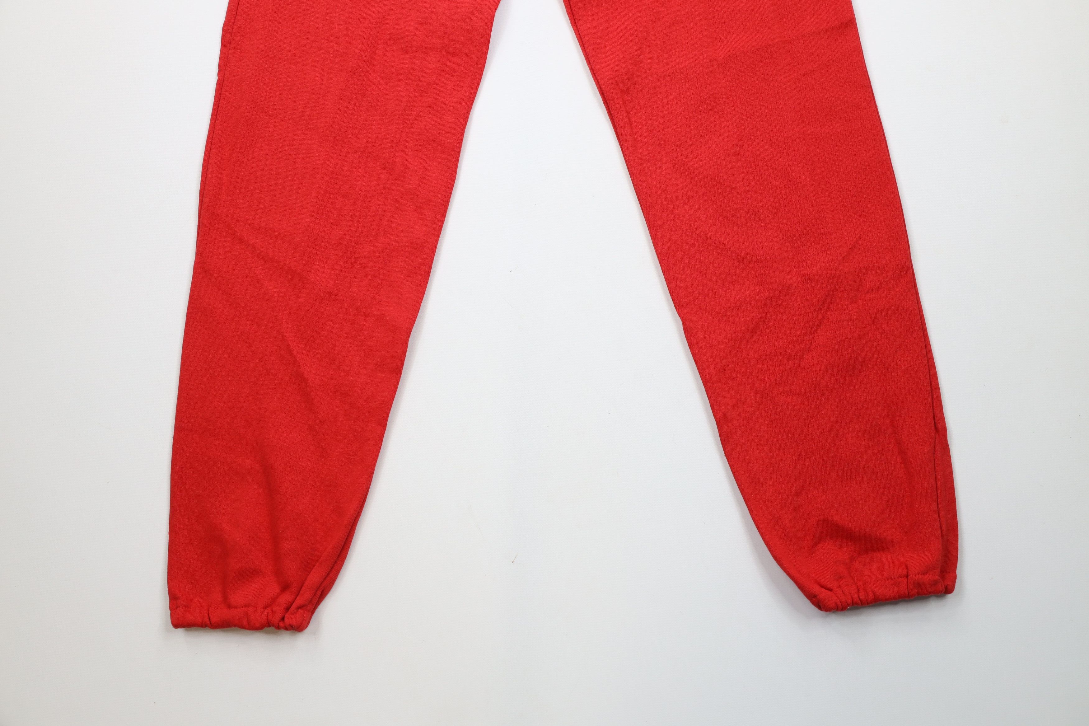 Vintage Deadstock Vintage 90s Streetwear Sweatpants Joggers Red USA Size US 36 / EU 52 - 12 Thumbnail