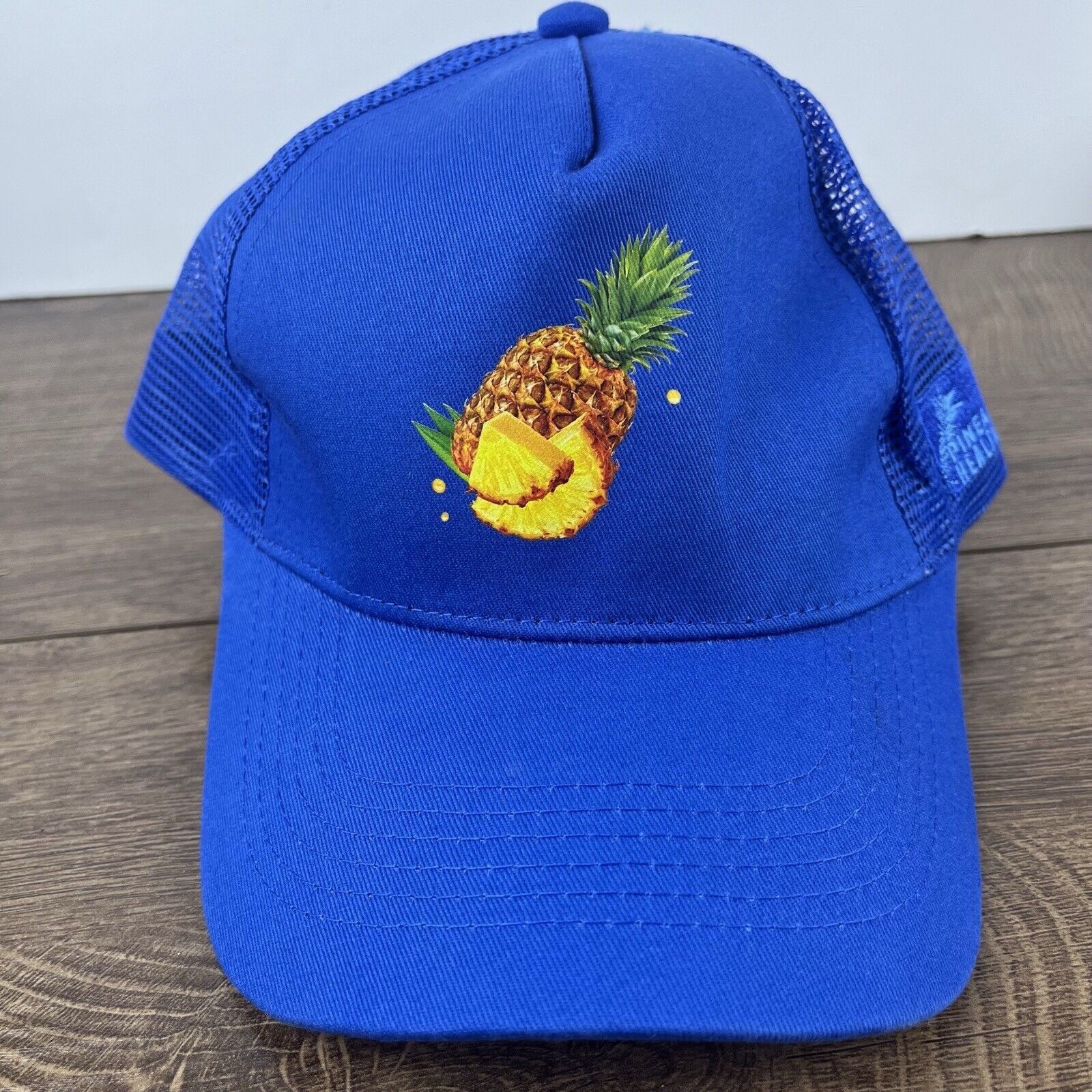 Other Pineapple Snapback Hat Blue Pineapple Adjustable Hat Adult F Size ONE SIZE - 4 Thumbnail