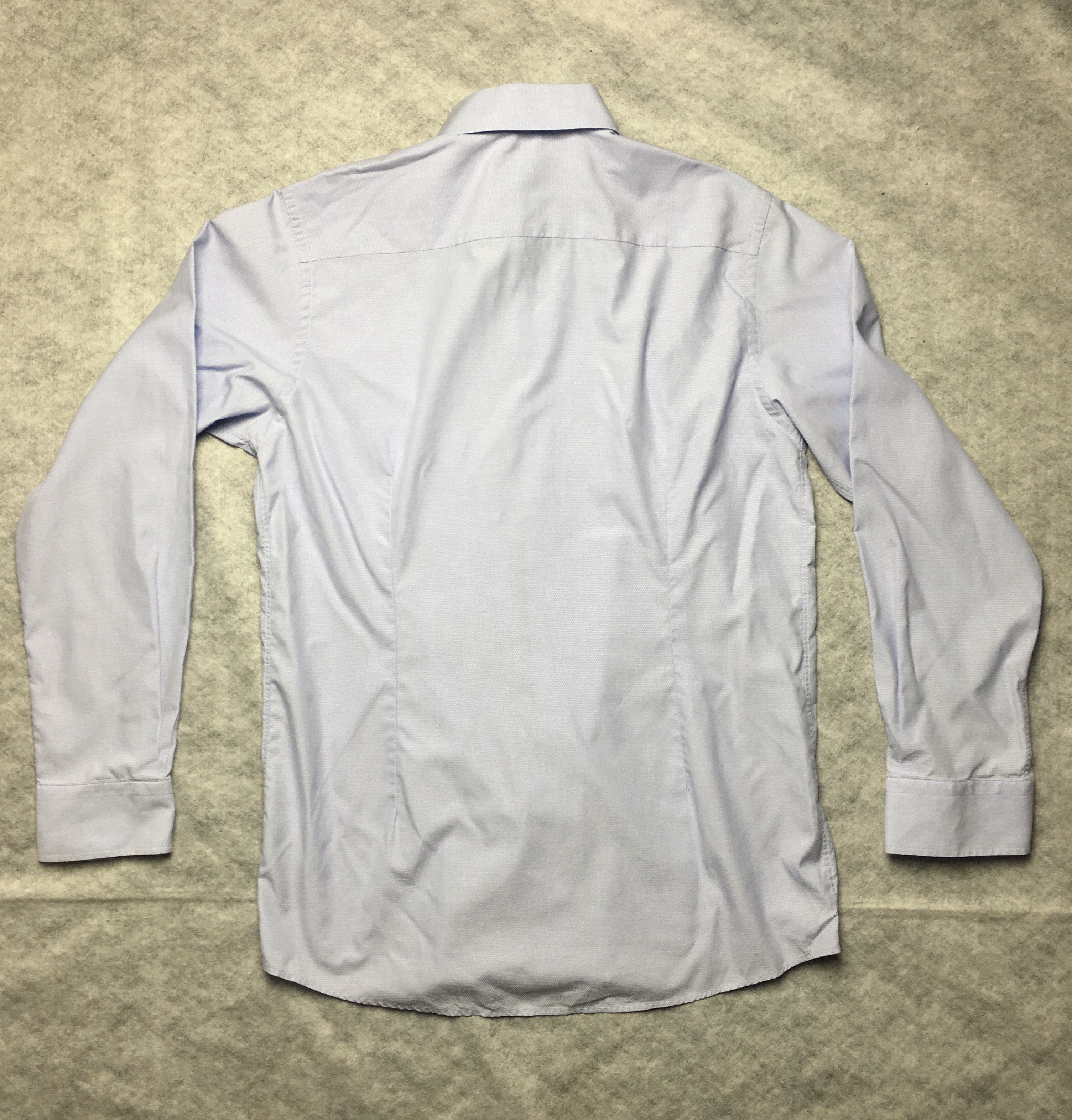 Eton ETON Long Sleeve Men’s Blue Dress Shirt 41/16 Size 42S - 2 Thumbnail