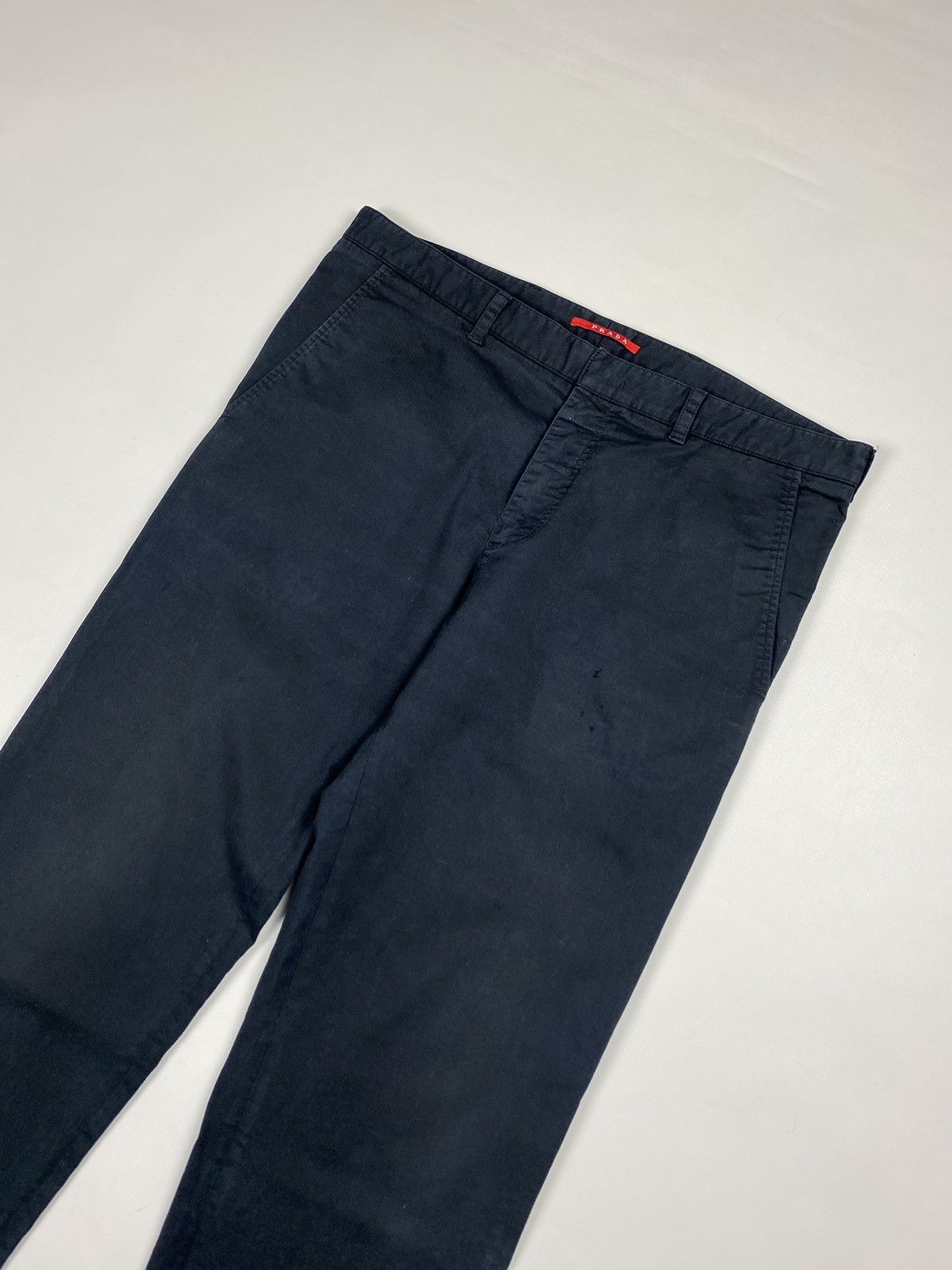 Prada Prada black tab men’s chino pants trousers size 52 / Xl Size US 36 / EU 52 - 4 Thumbnail