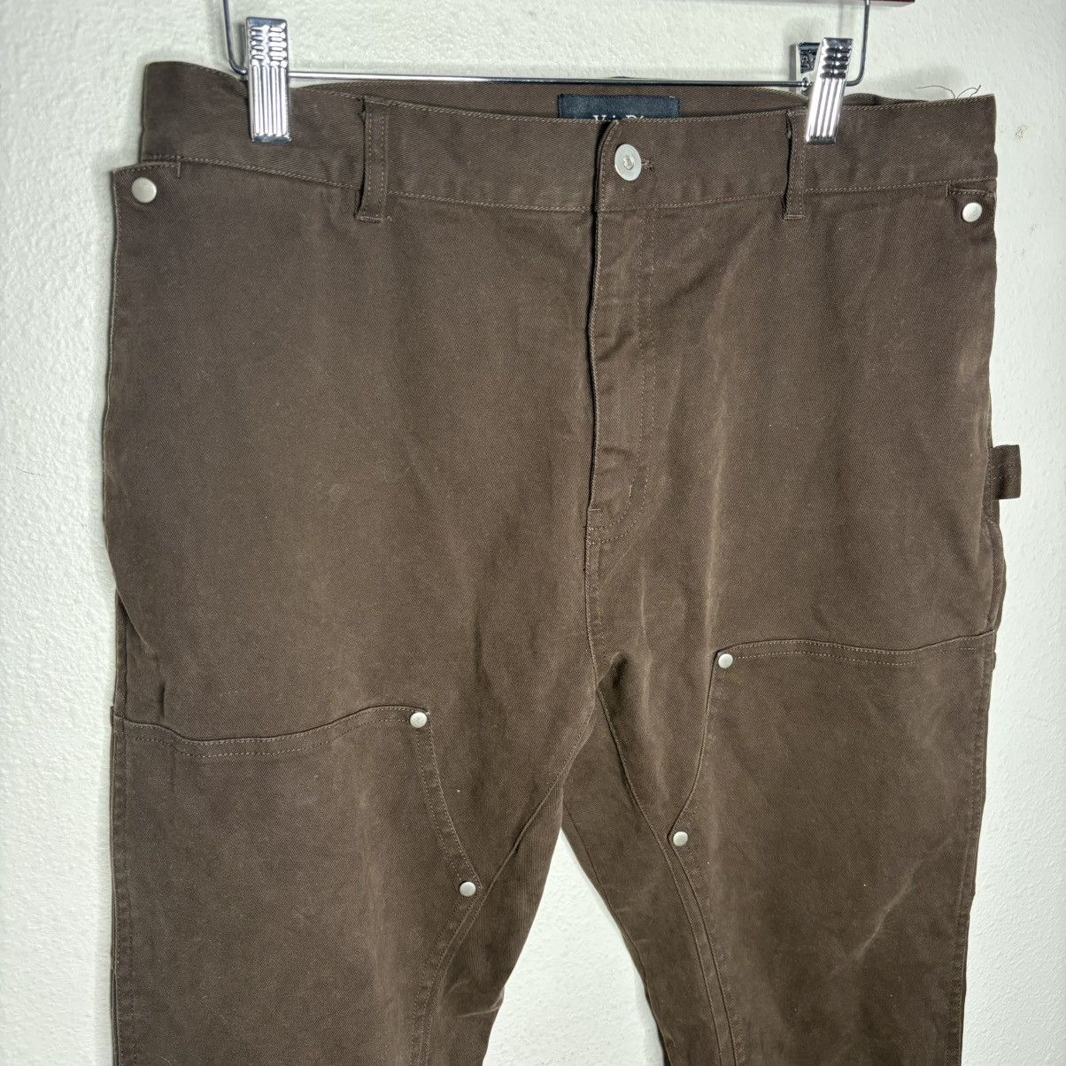 Vuja De VUJA DE Brown Double Knee Pants HEMMED Size US 32 / EU 48 - 3 Thumbnail