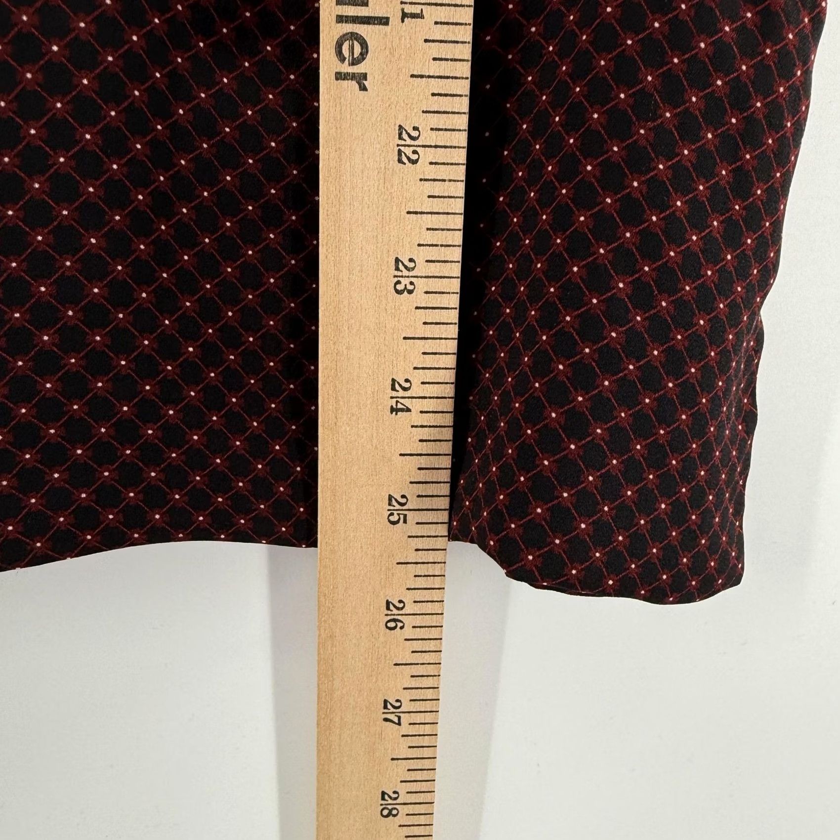 Loft LOFT Tank Top Womens Medium Sleeveless Keyhole Back Geometric Pattern blouse shirt Crew Neck Multi geometric pattern Size M / US 6-8 / IT 42-44 - 3 Thumbnail