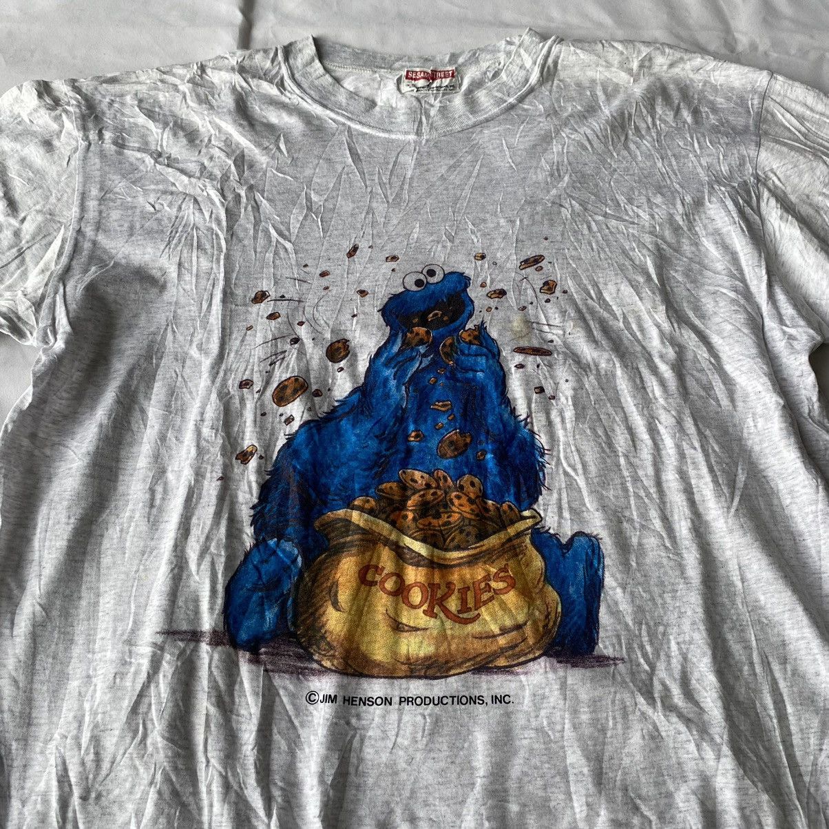 Cartoon Network × Vintage Vintage Sesame Street Cookie Monster Tees Size US L / EU 52-54 / 3 - 4 Thumbnail