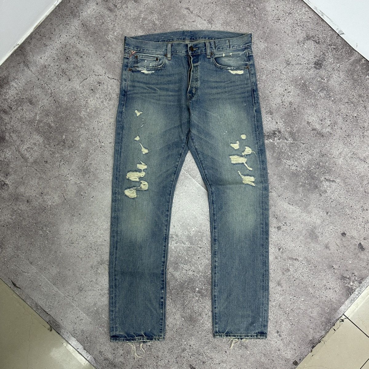Vintage 00s Denim & Supply Ralph Lauren distressed jeans