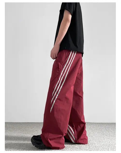 Japanese Brand Akahori x Matsu Baggy Striped Sweatpants Size US 28 / EU 44 - 4 Thumbnail