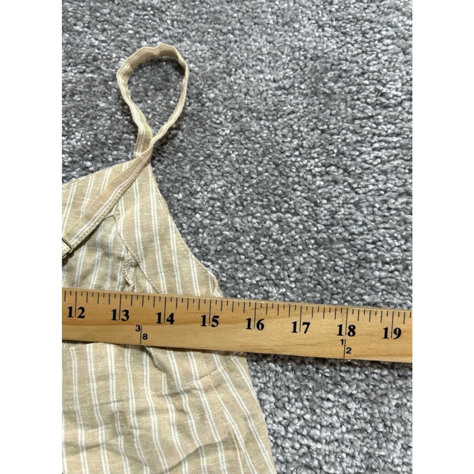 Marine Layer Celeste Hemp 2 Piece Set Swimwear Women XS Beige Natural Stripe New