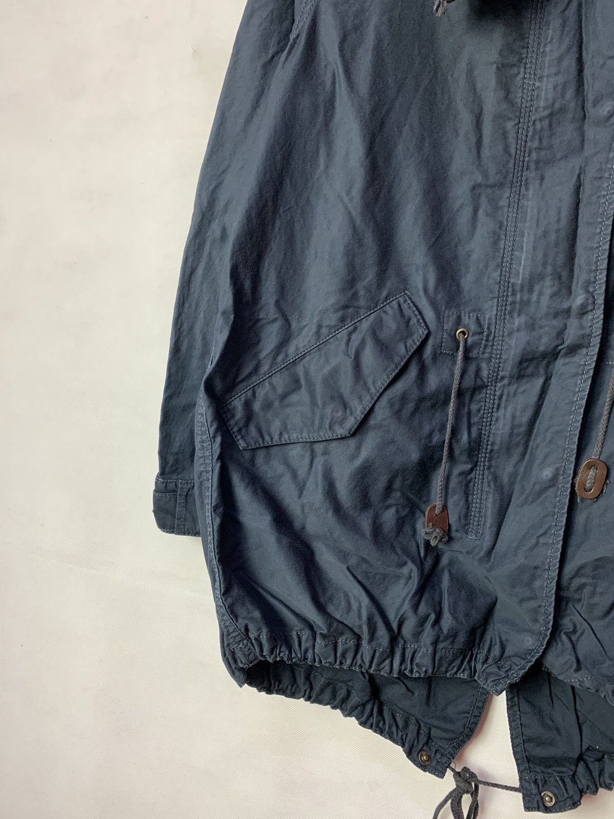 ADAM ET ROPE Steals! Adam Et Rope Navy Fishtail Parka Size US S / EU 44-46 / 1 - 5 Thumbnail