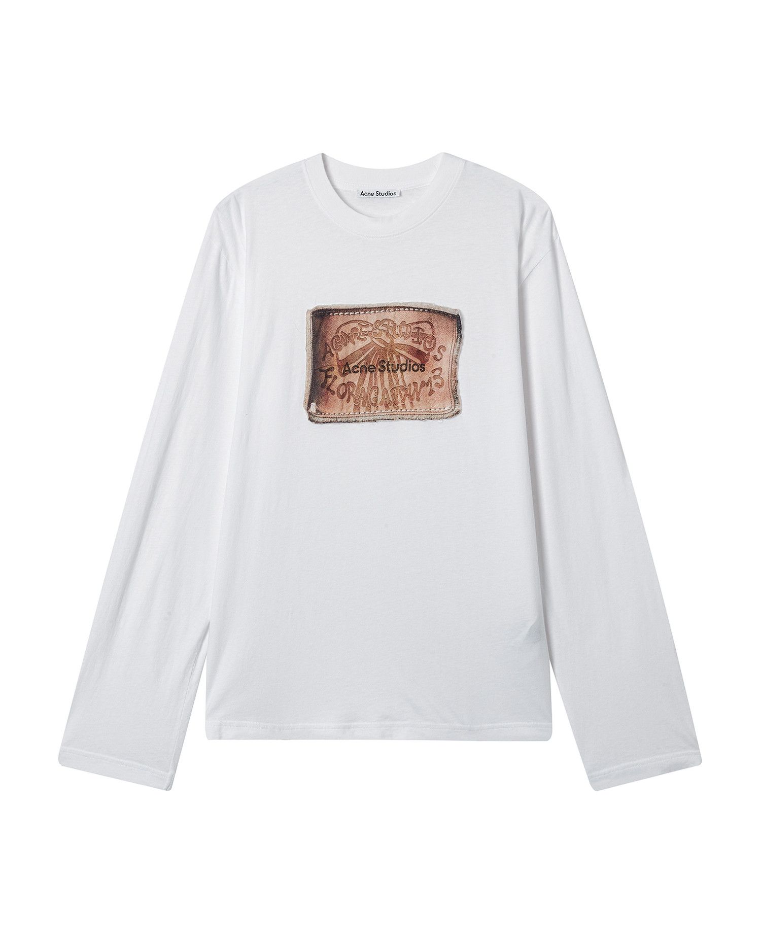 Acne Studios Acne Studios Patch Printed Long Sleeve T-Shirt Size M / US 6-8 / IT 42-44 - 1 Thumbnail