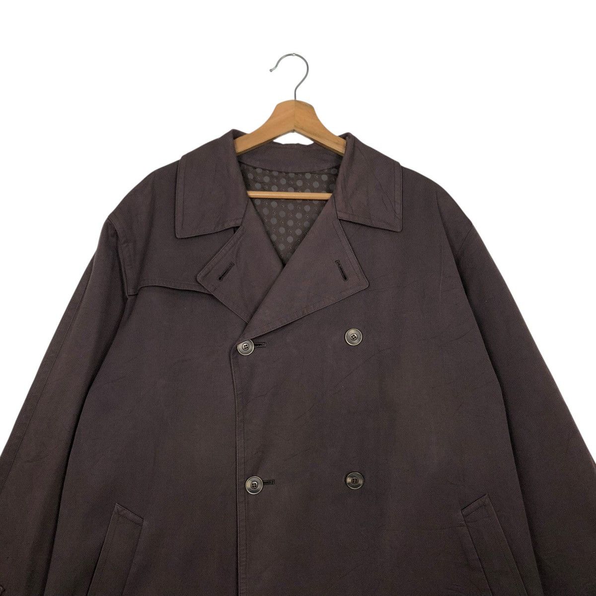 Vintage 🔥RICH BROWN VINTAGE LONG JACKET LINING JEAN LOUIS SCHERRER Size US M / EU 48-50 / 2 - 3 Thumbnail