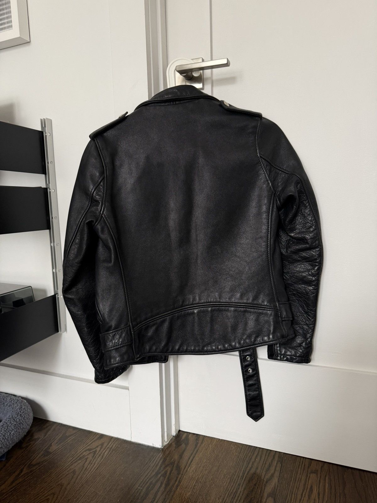 Schott Schott Black Leather Motorcycle/Biker Jacket XS Size XS / US 0-2 / IT 36-38 - 2 Thumbnail