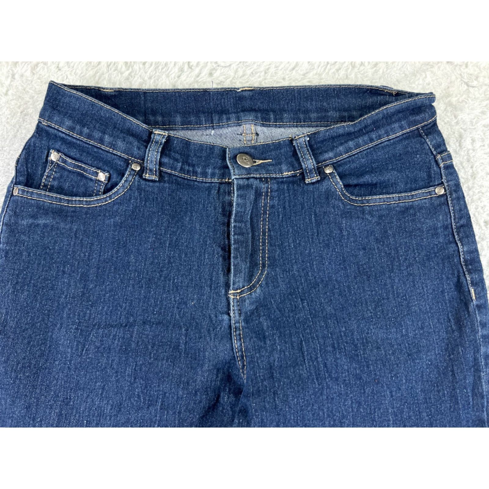 Jockey Jockey Jeans Blue Denim Bootcut Mid Rise 26x30 26 Women Pants Regular 5-Pocket Cotton Blend - Vintage? No Size 26" / US 2 / IT 38 - 4 Thumbnail