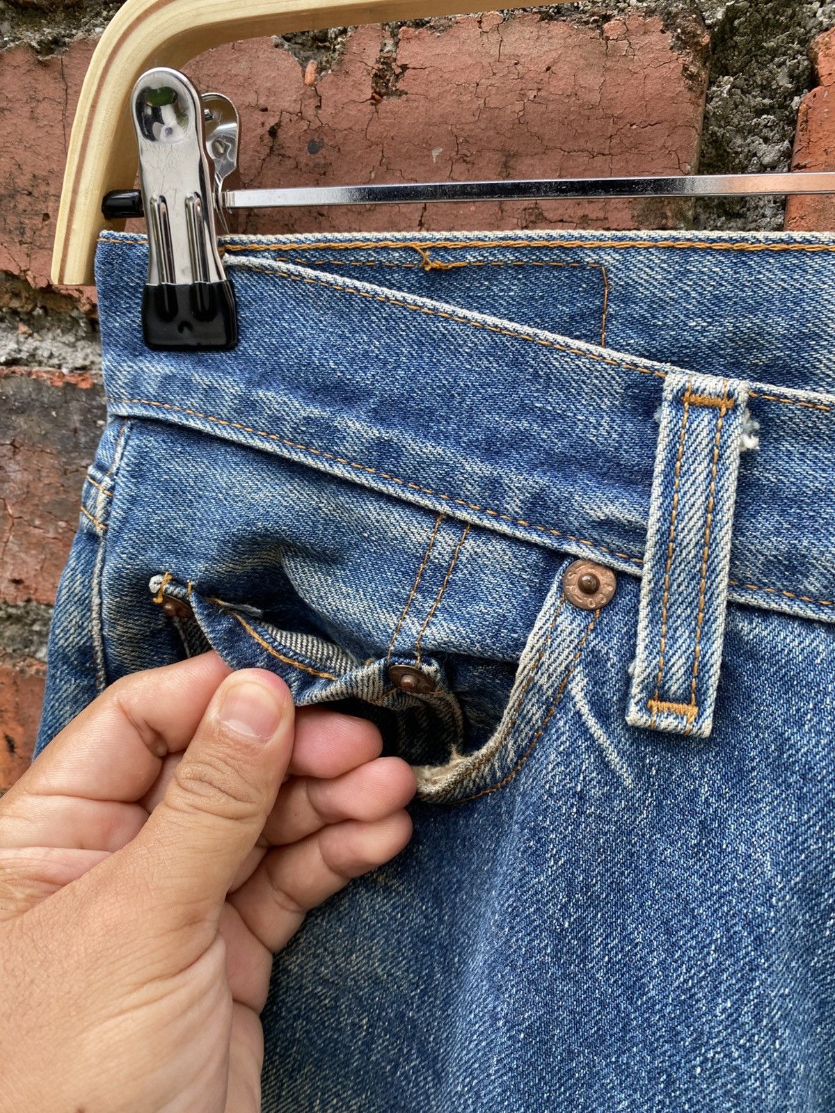 Levi's × Levi's Vintage Clothing × Vintage W28x32 vintage levi's 501 redline big E made in USA Size US 28 / EU 44 - 8 Thumbnail
