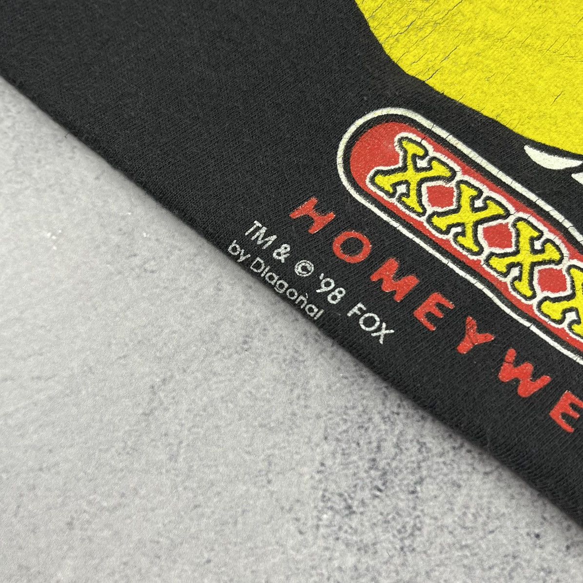 Cartoon Network Vintage Simpsons Homer cartoon humor tee 1998 Size US L / EU 52-54 / 3 - 4 Thumbnail