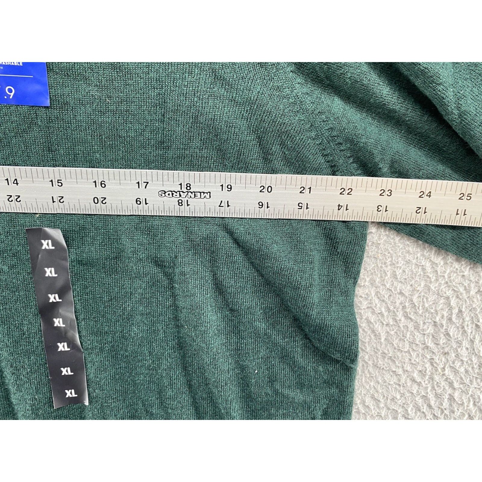 Apt. 9 VINTAGE Mens APT.9 Merino Blend Green Slim Fit V-Neck Long Sleeve Sweater SZ XL Soft NEW Size US XL / EU 56 / 4 - 4 Thumbnail