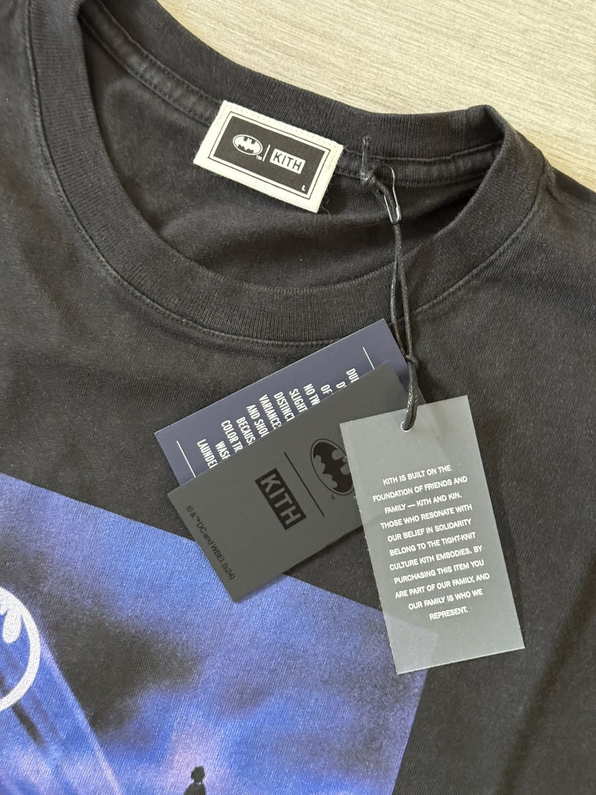 Kith KITH Batman Justice khm032745-001 Vintage Tee Black Sz Large Size US L / EU 52-54 / 3 - 6 Thumbnail