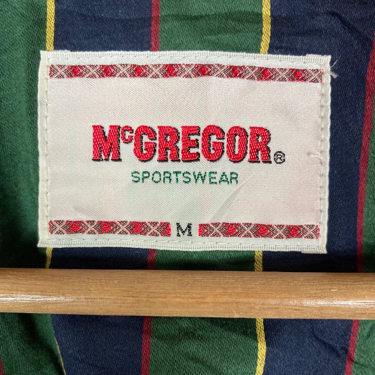 Vintage McGregor Sportswear Hidden Button Zipper Bomber
