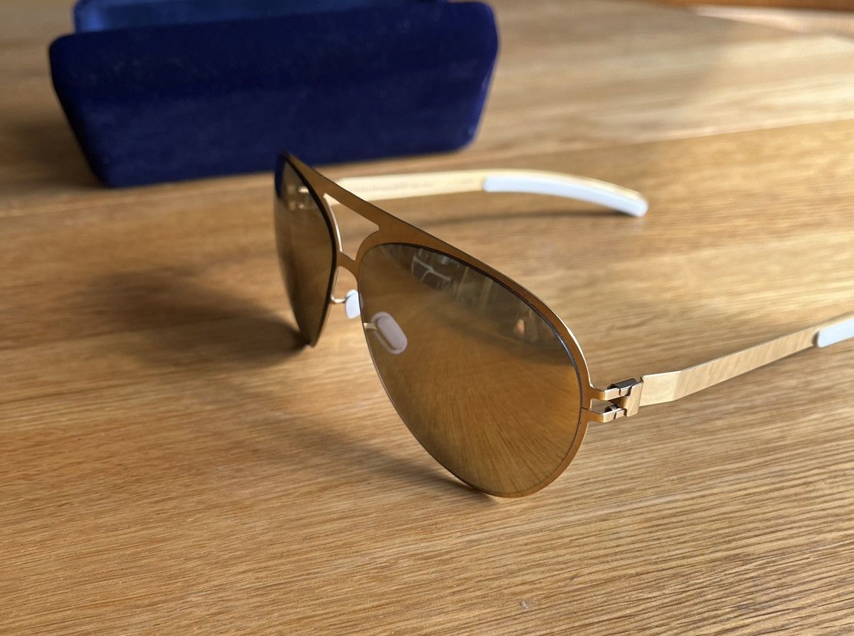 Tory Burch Sunglasses TY6104 33537N Shiny Rose Gold w/ Light Purple Brown Mirror Tory Burch Tory Burch sqaure vintage sunglasses | Grailed main image 4