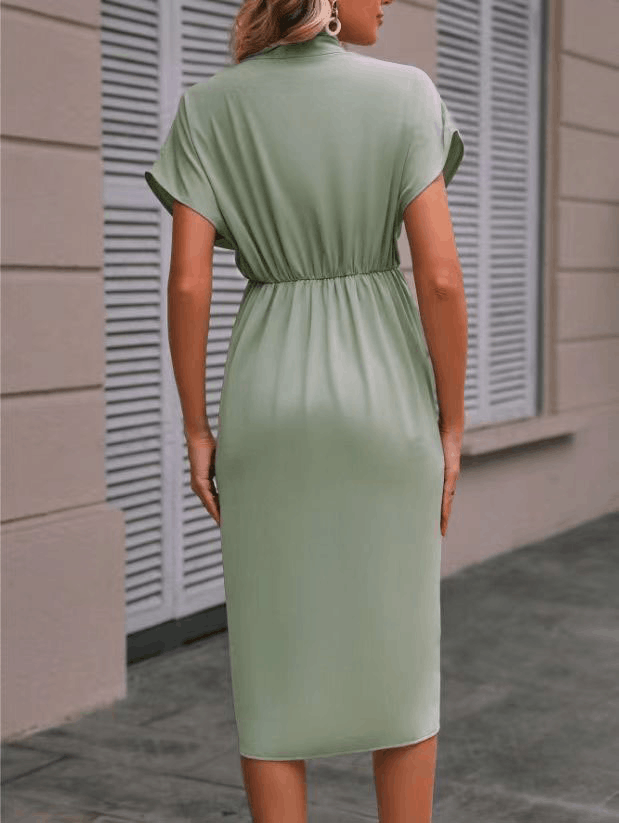 Other Summer Fashion V-neck Short Sleeve Dresses Women Size M / US 6-8 / IT 42-44 - 4 Thumbnail