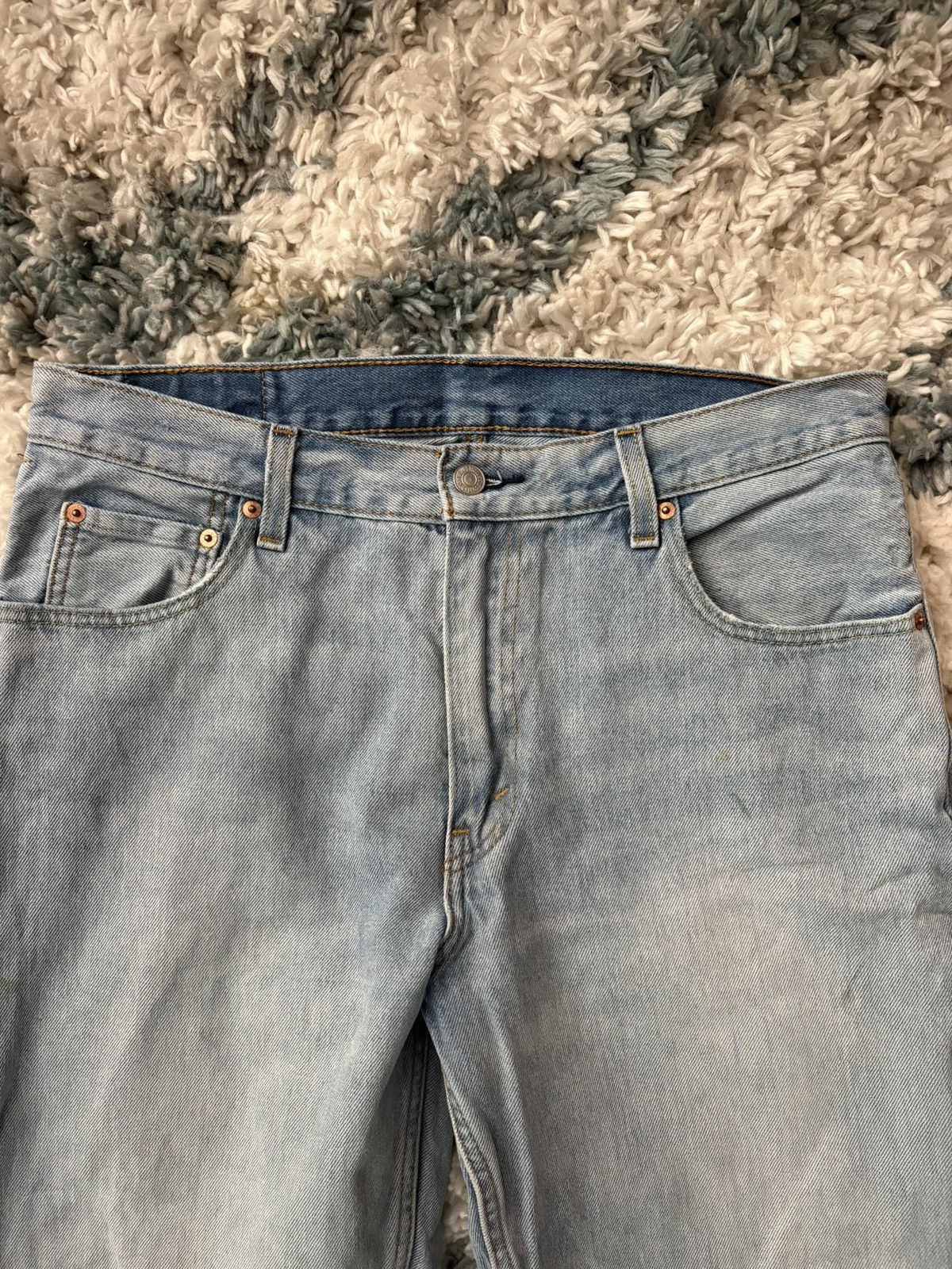 Levi's Levis 550 - Light Blue Wash - 33/32 Size US 34 / EU 50 - 3 Thumbnail