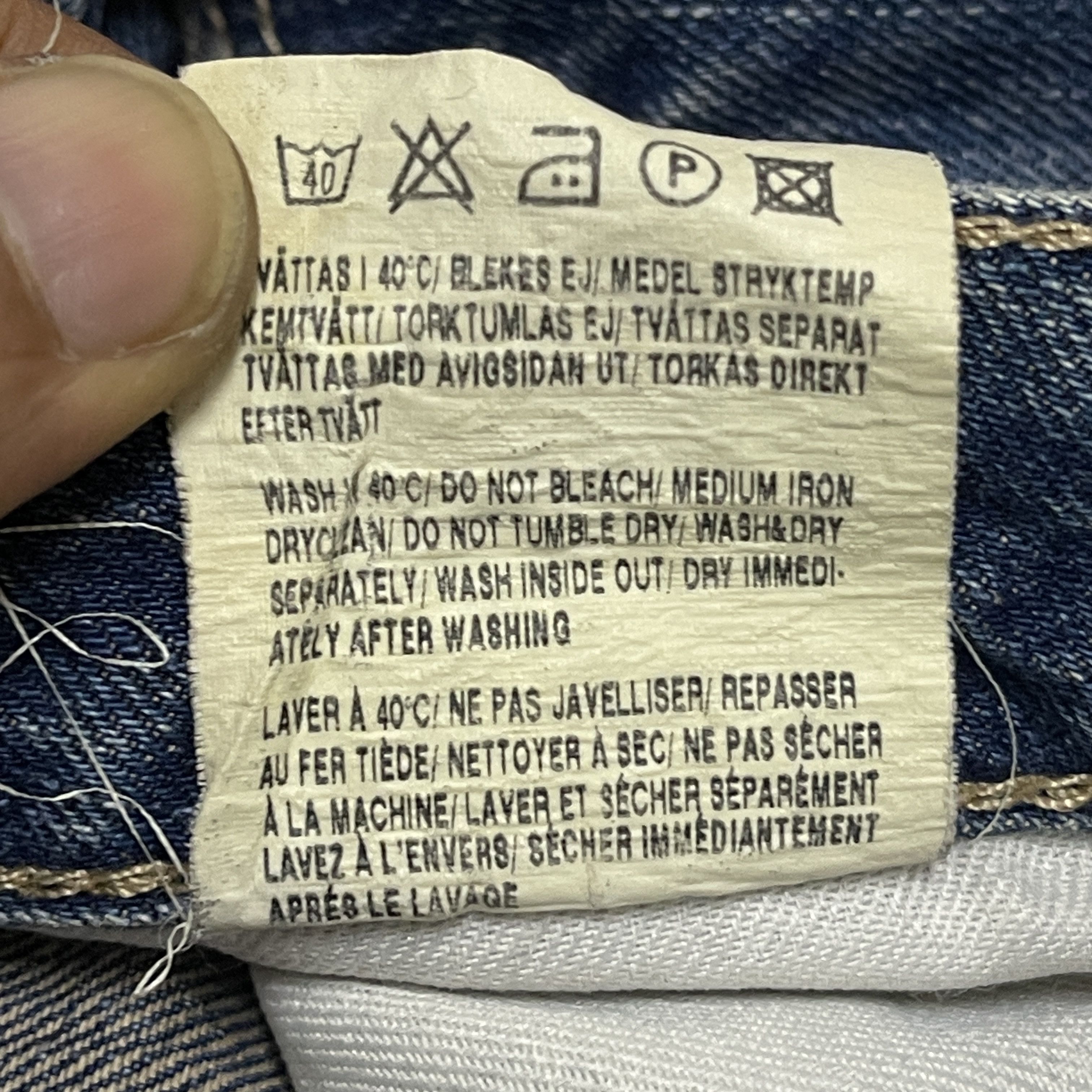 Acne Studios Archival Acne Studios Slim Fit Denim Jeans Size US 31 - 25 Thumbnail