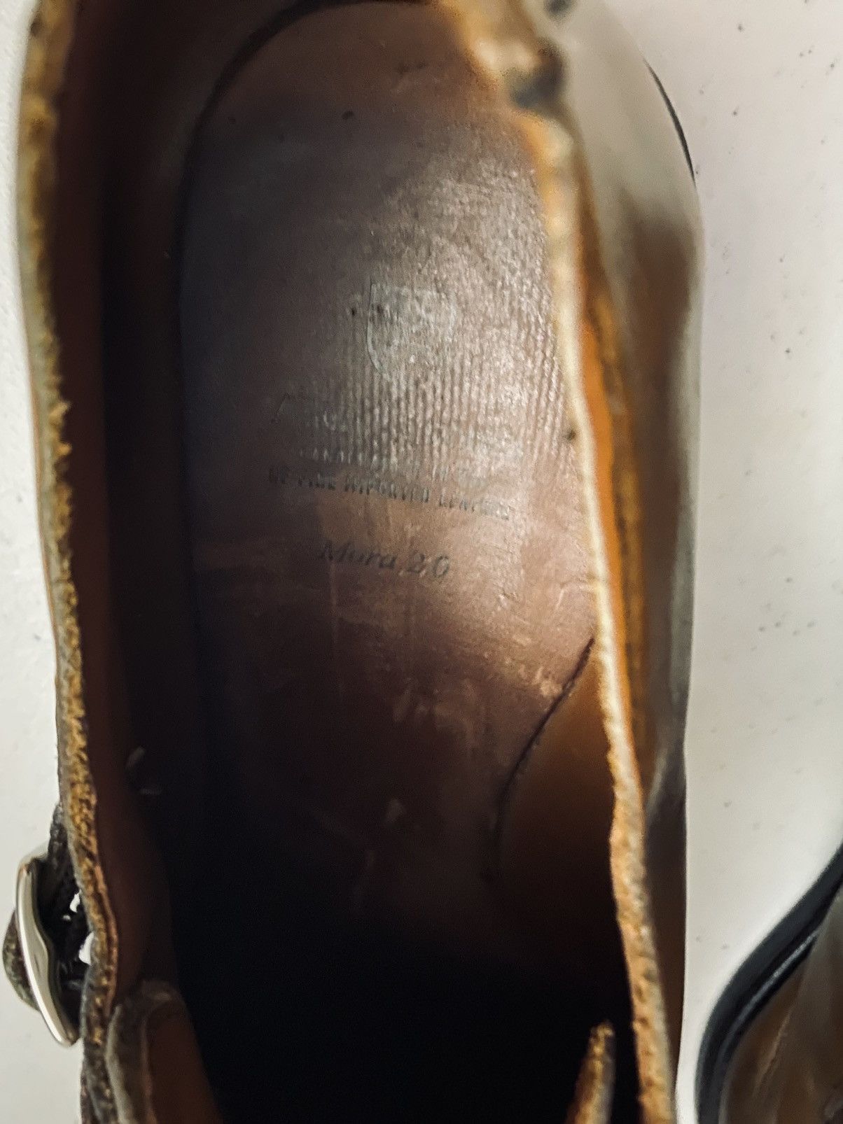 Allen Edmonds Allen Edmonds Brown Mora 2.0 Double Monk Strap Cap Toe 13 E Size US 13 / EU 46 - 2 Thumbnail