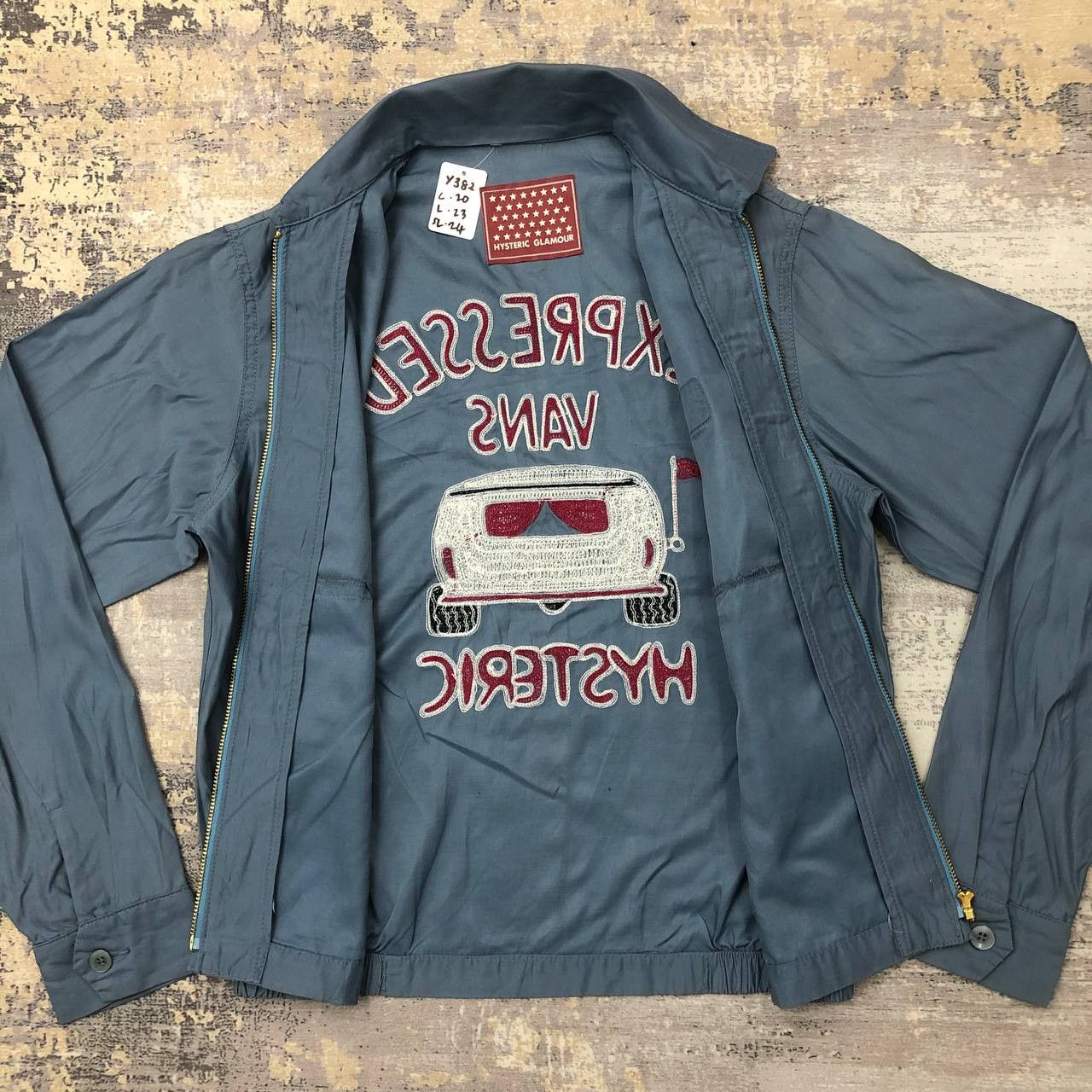 Hysteric Glamour × Vintage Y382 SUN FADED HYSTERIC SERVICE X EXPRESSED VANS WORK JACKET Size US XS / EU 42 / 0 - 3 Thumbnail