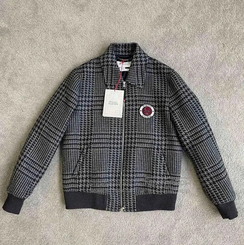 Alexander McQueen Alexander McQueen Gray Wool Men's Long Sleeve Sweatshirt . Size US M / EU 48-50 / 2 - 1 Thumbnail
