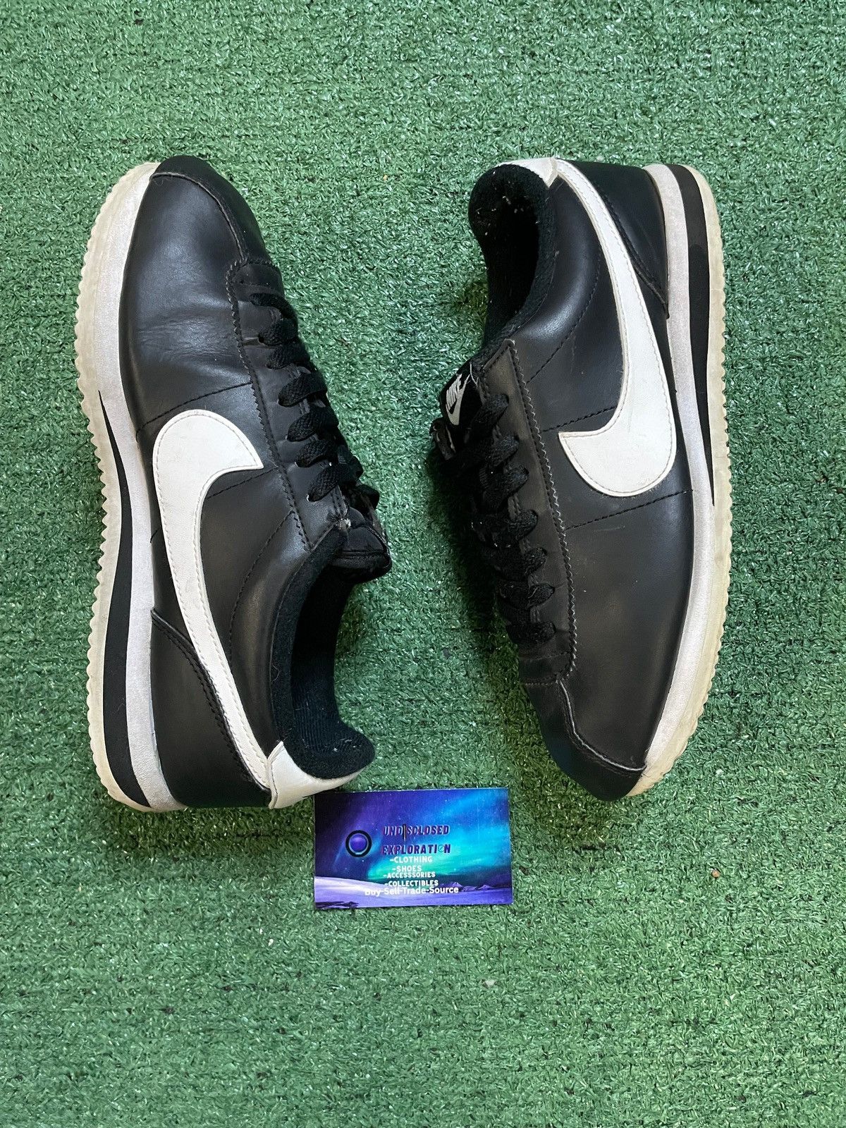 Nike Nike black leather Cortez size 8.5men/10women Size US 7.5 / EU 40-41 - 4 Thumbnail