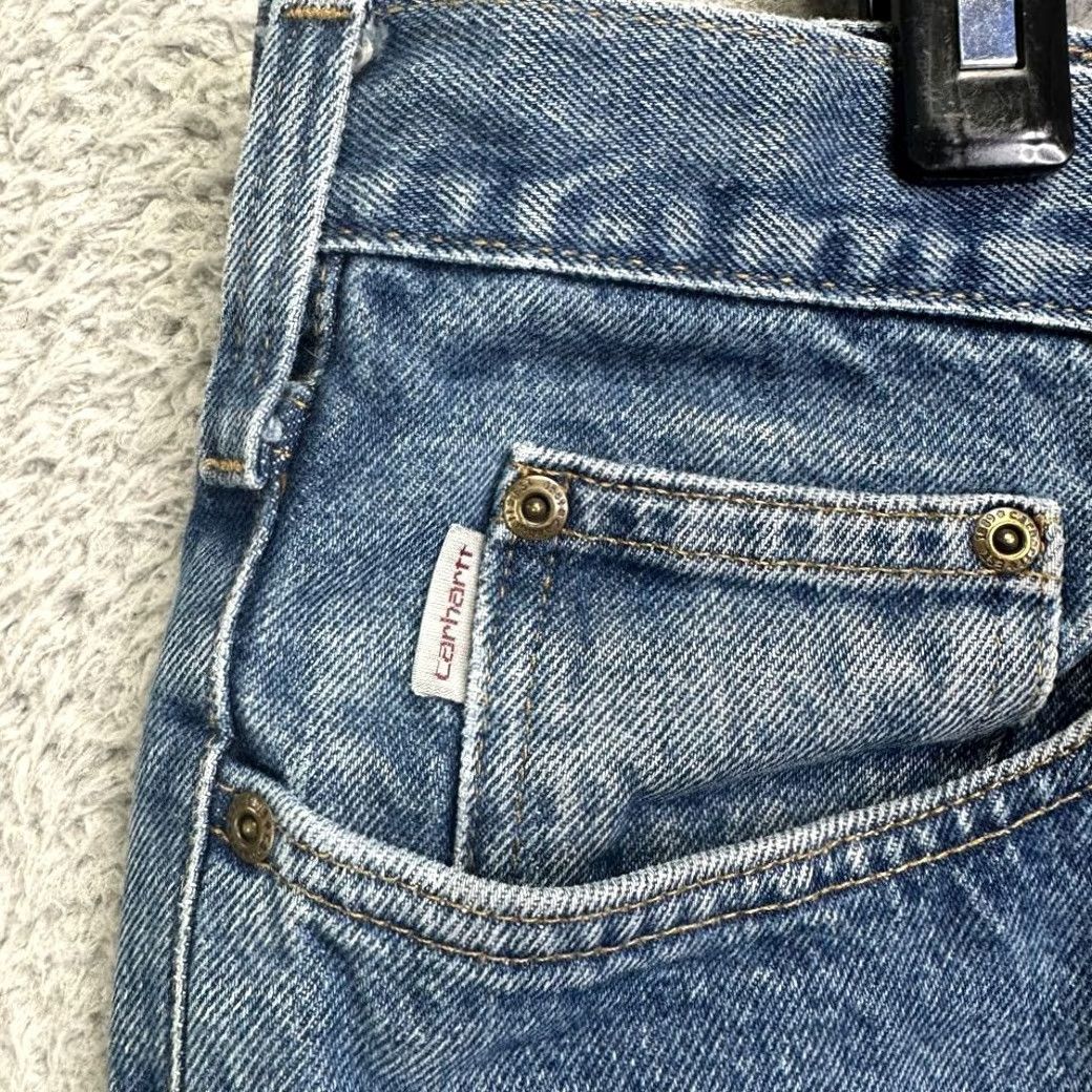 Carhartt Carhartt Jeans Mens 40X32 Relaxed Fit Straight Denim Blue Cotton B460 DVB Size US 40 / EU 56 - 6 Thumbnail