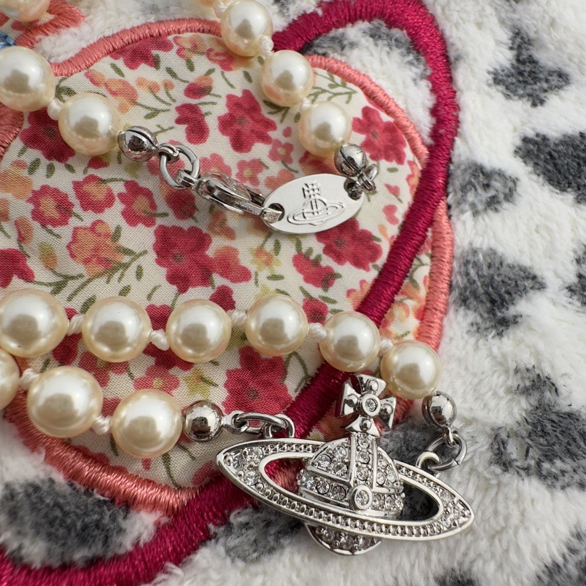 image of Swarovski Vivienne Westwood Pearls Silver Longer Version, Men's
