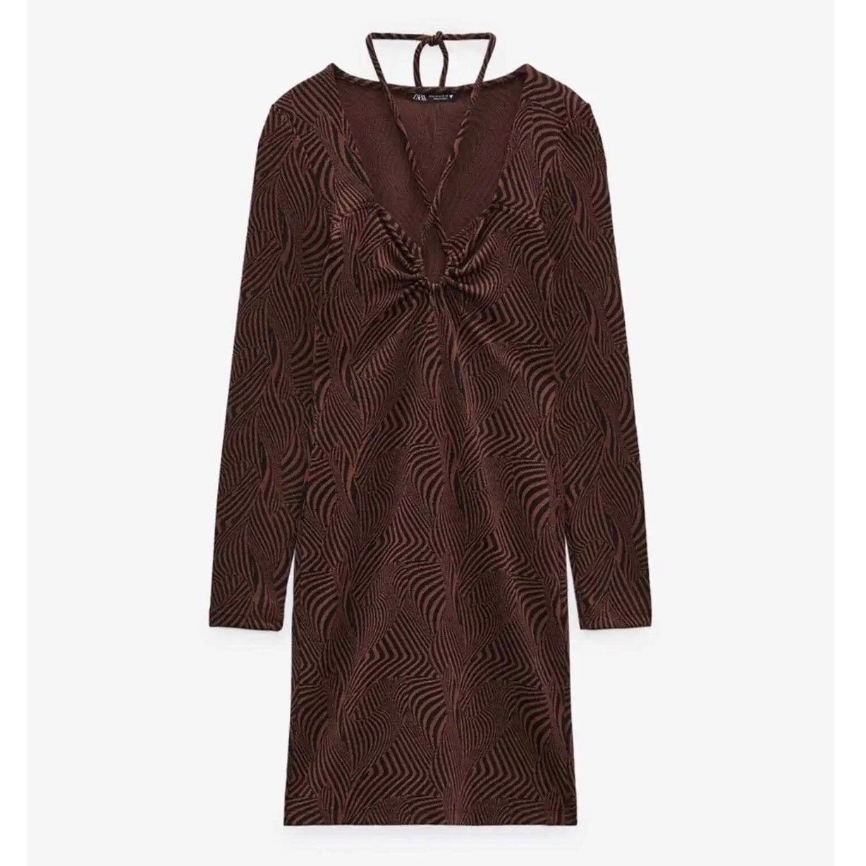 midi dress with voluminous sleeves zara MIDI DRESS WITH VOLUMINOUS SLEEVES