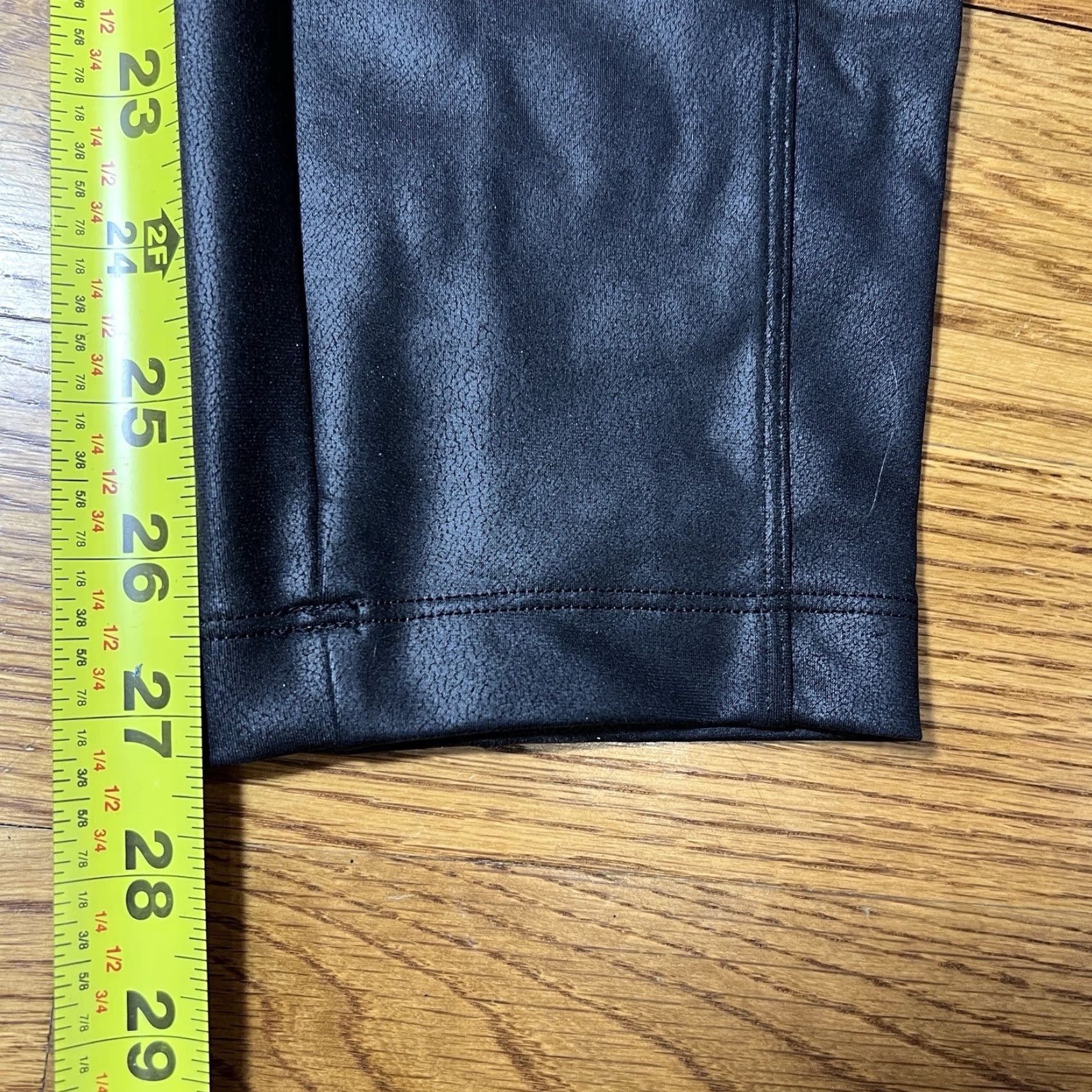 Athleta Athleta Delancey Gleam Tight Legging Black Shiny Casual Sport City L Size 36" / US 14 / IT 50 - 6 Thumbnail