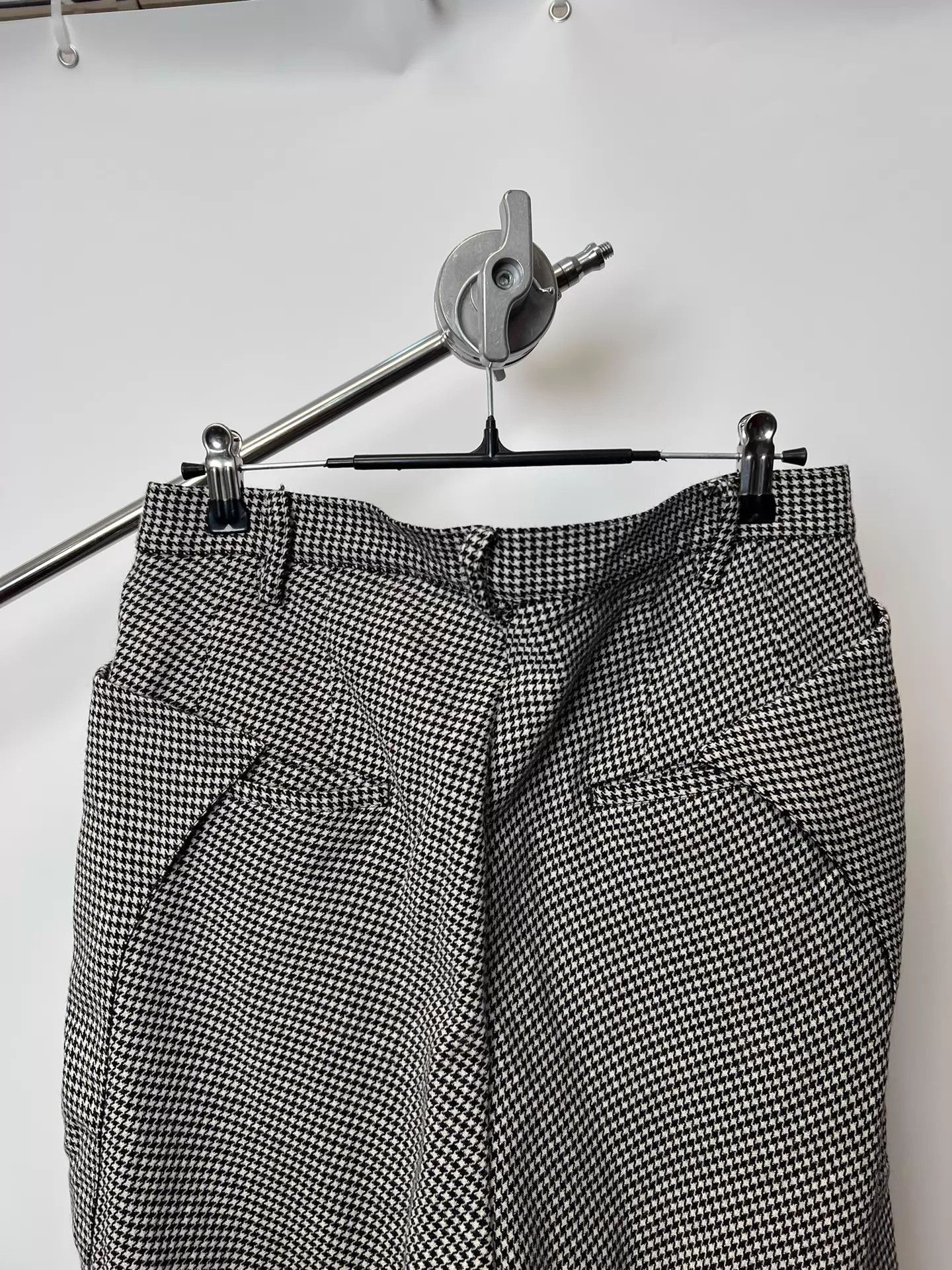 Sulvam Sulvam 20aw Check Wool Back Special Cut Pants M Size 27" / US 4 / IT 40 - 6 Thumbnail