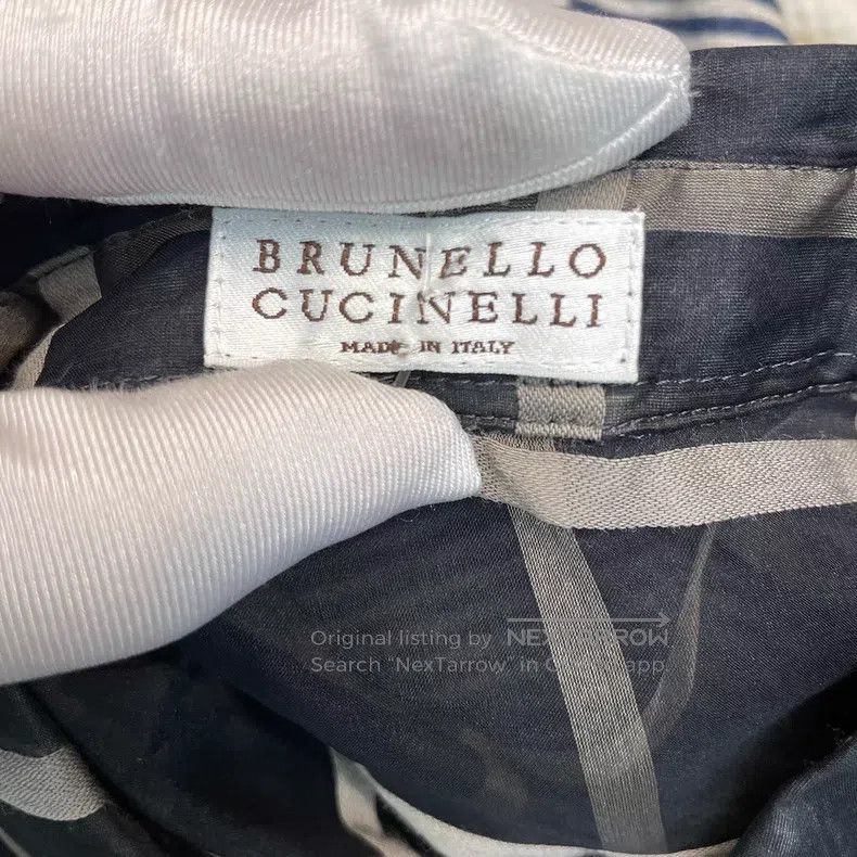 Brunello Cucinelli Brunello Cucinelli Black Transparent Plaid Silk Sleeveless Size M / US 6-8 / IT 42-44 - 3 Thumbnail