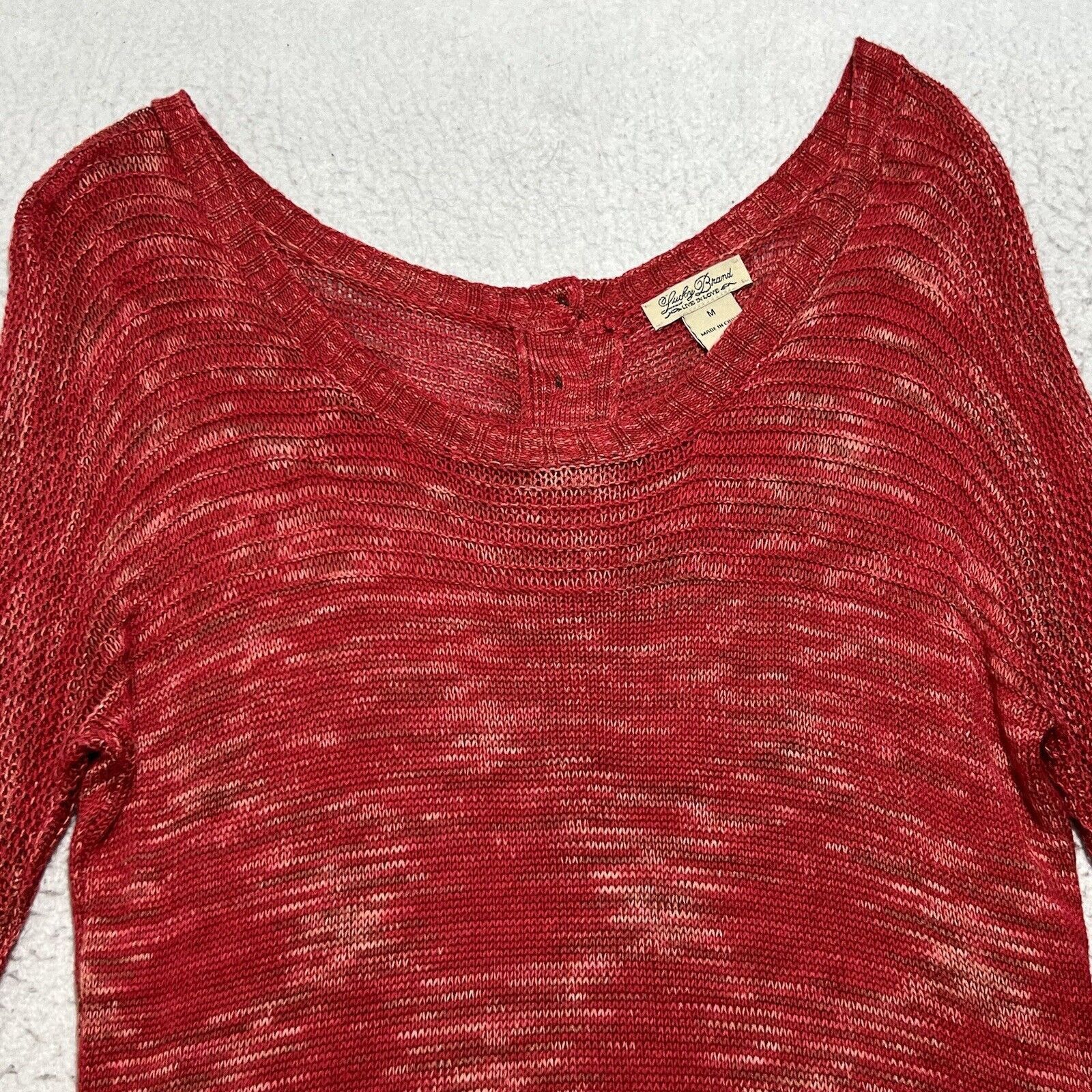 Lucky Brand Lucky Brand Long Sleeve Scoop Neck Sweater Button Size M / US 6-8 / IT 42-44 - 2 Thumbnail