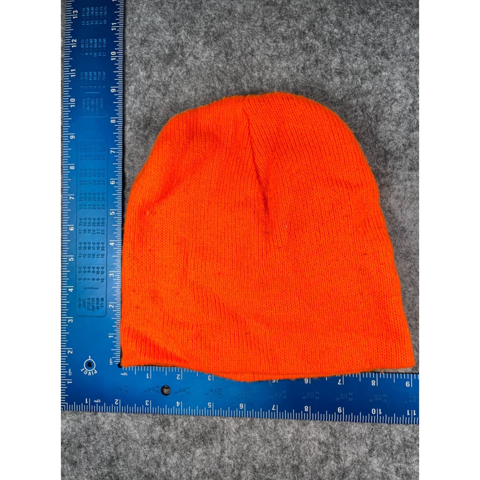 Port & Company High Visibility Beanie Toque Adult One Size Orange Knit Acrylic Workwear Size ONE SIZE - 4 Thumbnail