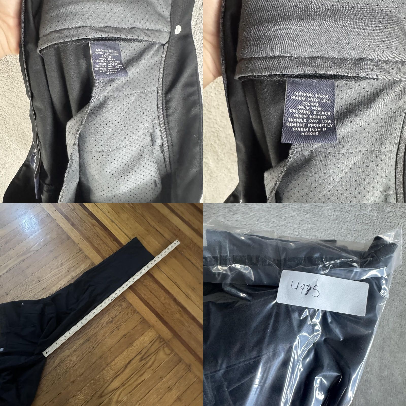 Hart Schaffner Marx Hart Schaffner Marx Pants Mens 38x32 Black Microfiber Dress 5 Pocket Casual Size US 38 / EU 54 - 9 Thumbnail