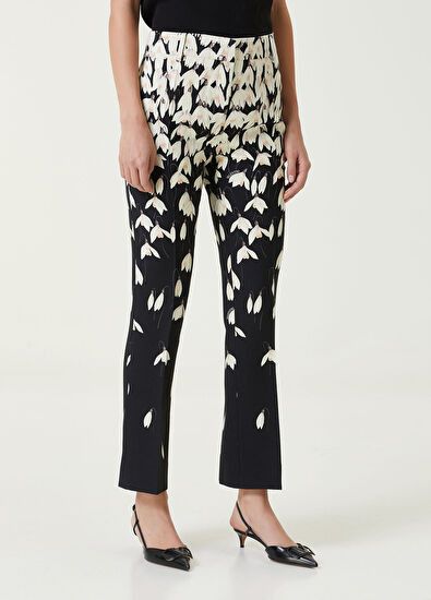 Valentino o1y0326 Casual Pant in Multicolor Size 26" / US 2 / IT 38 - 3 Thumbnail