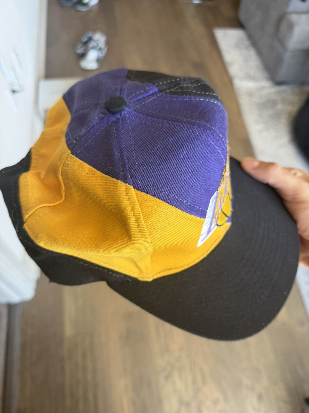 Vintage Vintage Los Angeles Lakers Snapback black Size ONE SIZE - 2 Thumbnail