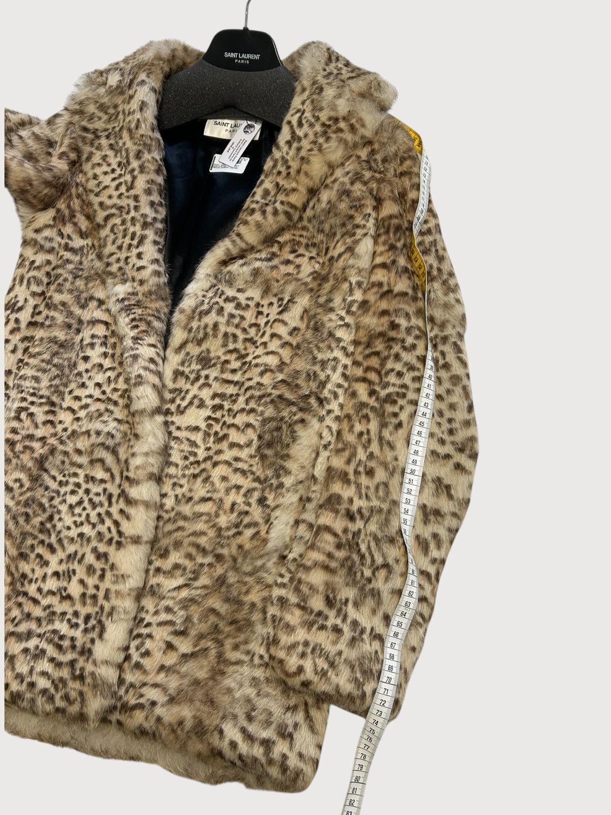 Saint Laurent Paris SS2020 1/1 sample leopard fur coat Size US M / EU 48-50 / 2 - 16 Thumbnail