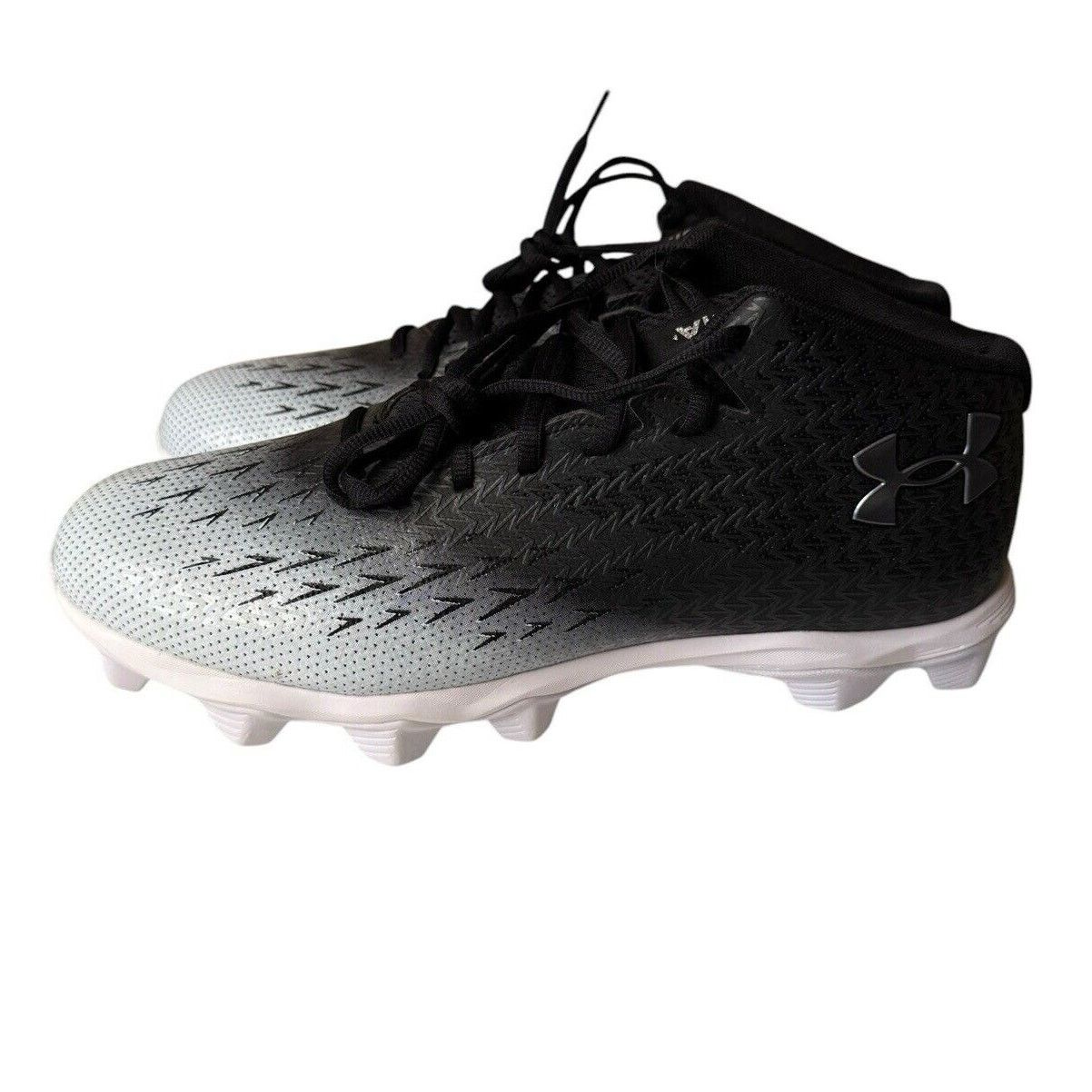 Under Armour Under Armour NEW Spotlight Franchise White Black Cleats Size US 12.5 / EU 45-46 - 4 Thumbnail