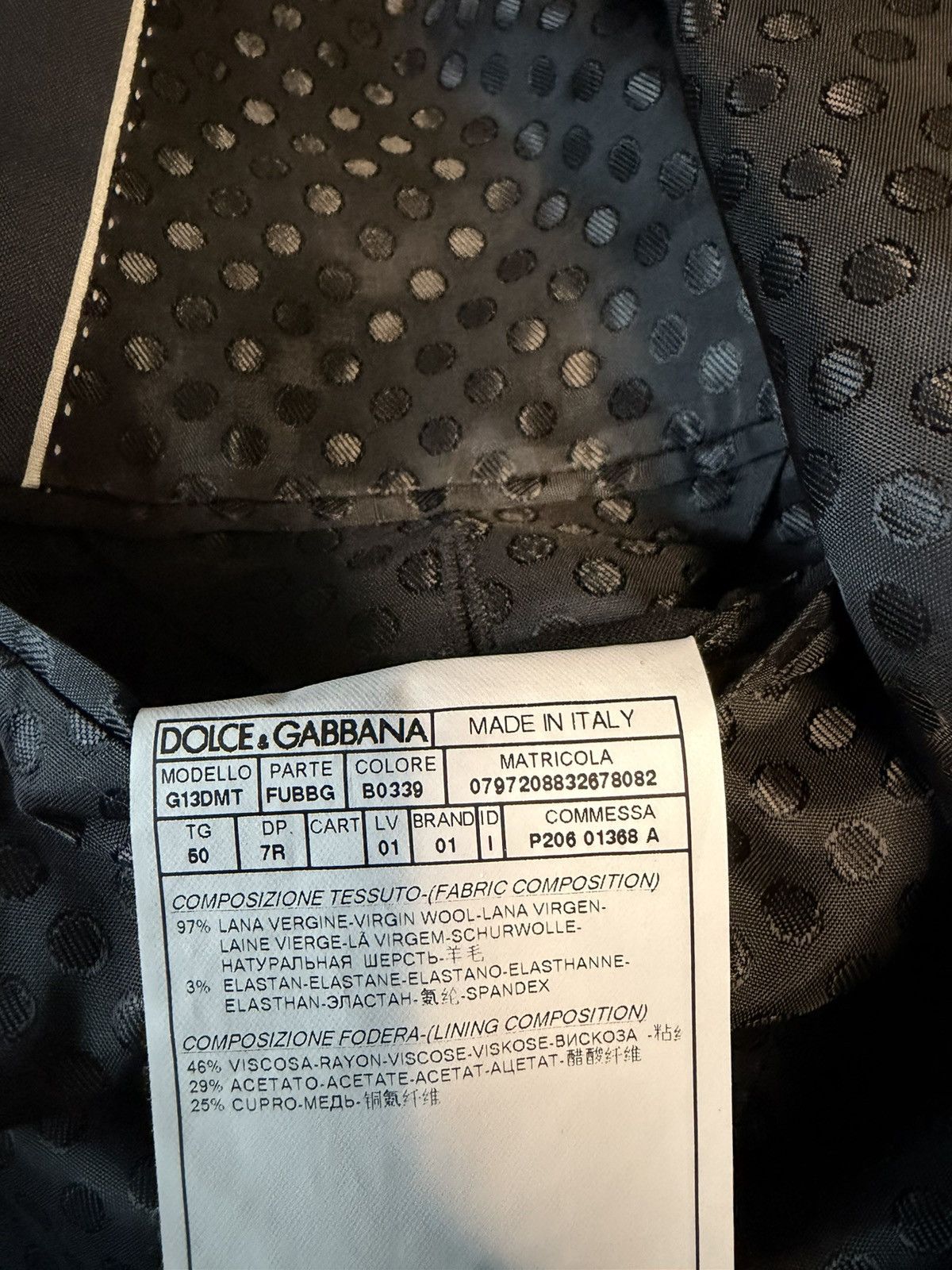 Dolce & Gabbana Dolce & Gabbana Suit Size 40R - 5 Thumbnail