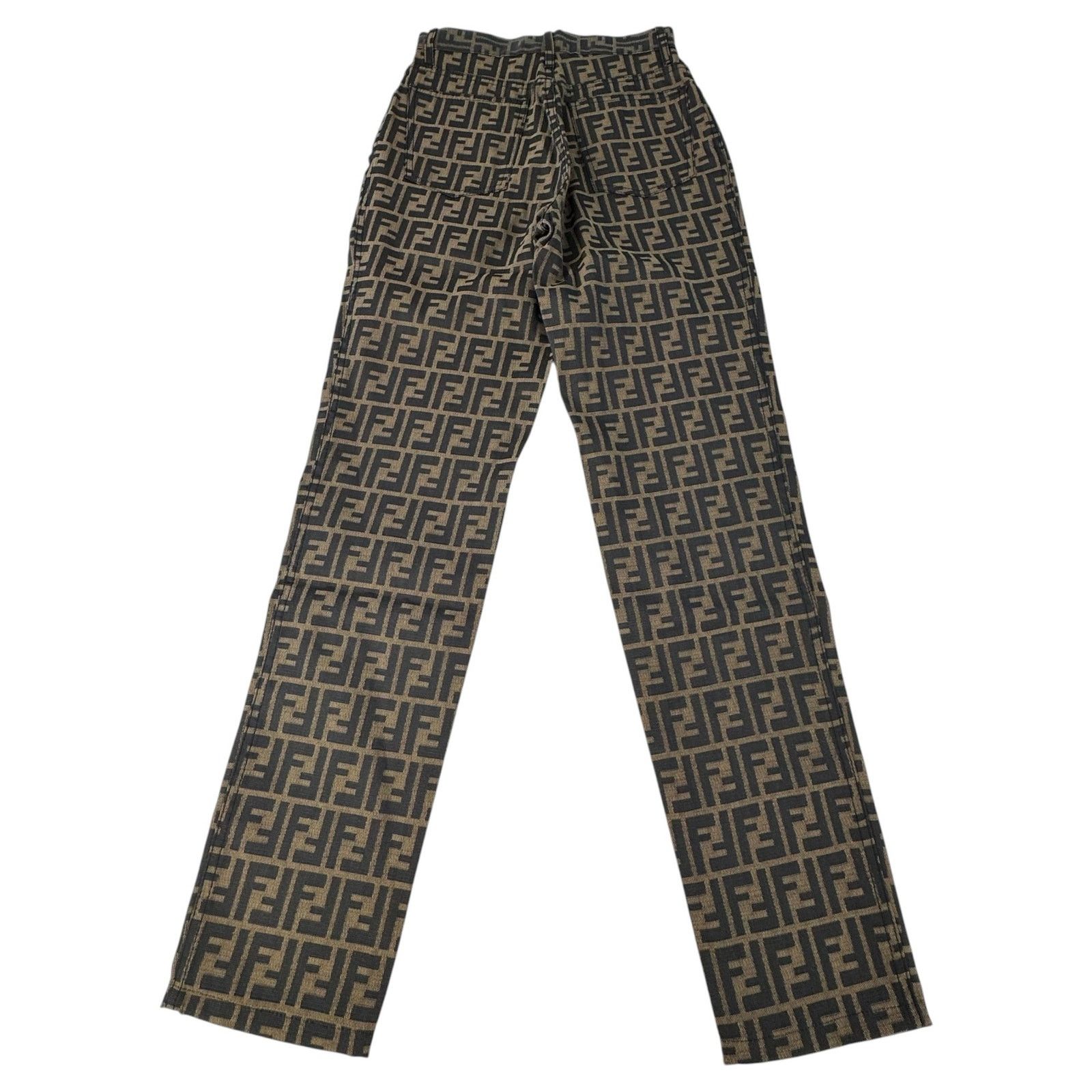 Fendi Fendi Vintage Zucca Print Pant Size 27" / US 4 / IT 40 - 2 Thumbnail
