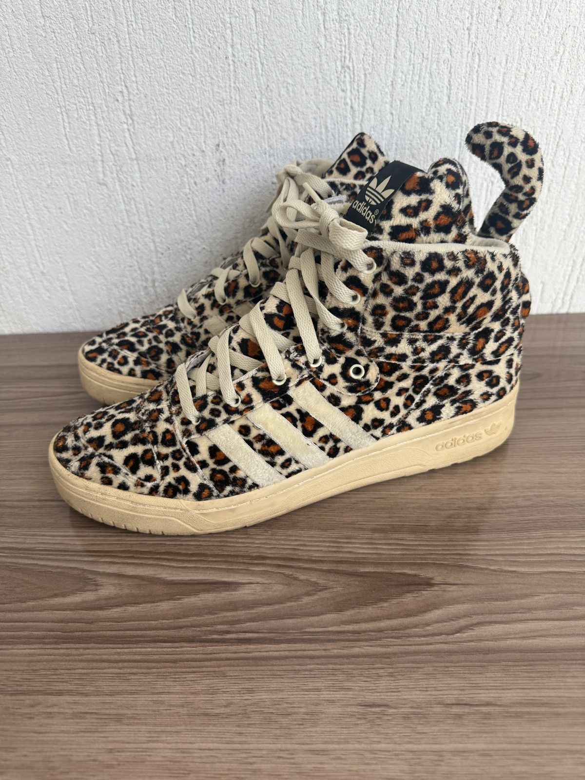 Adidas × Jeremy Scott Leopard sandstorm sneaker Size US 11 / EU 44 - 2 Thumbnail