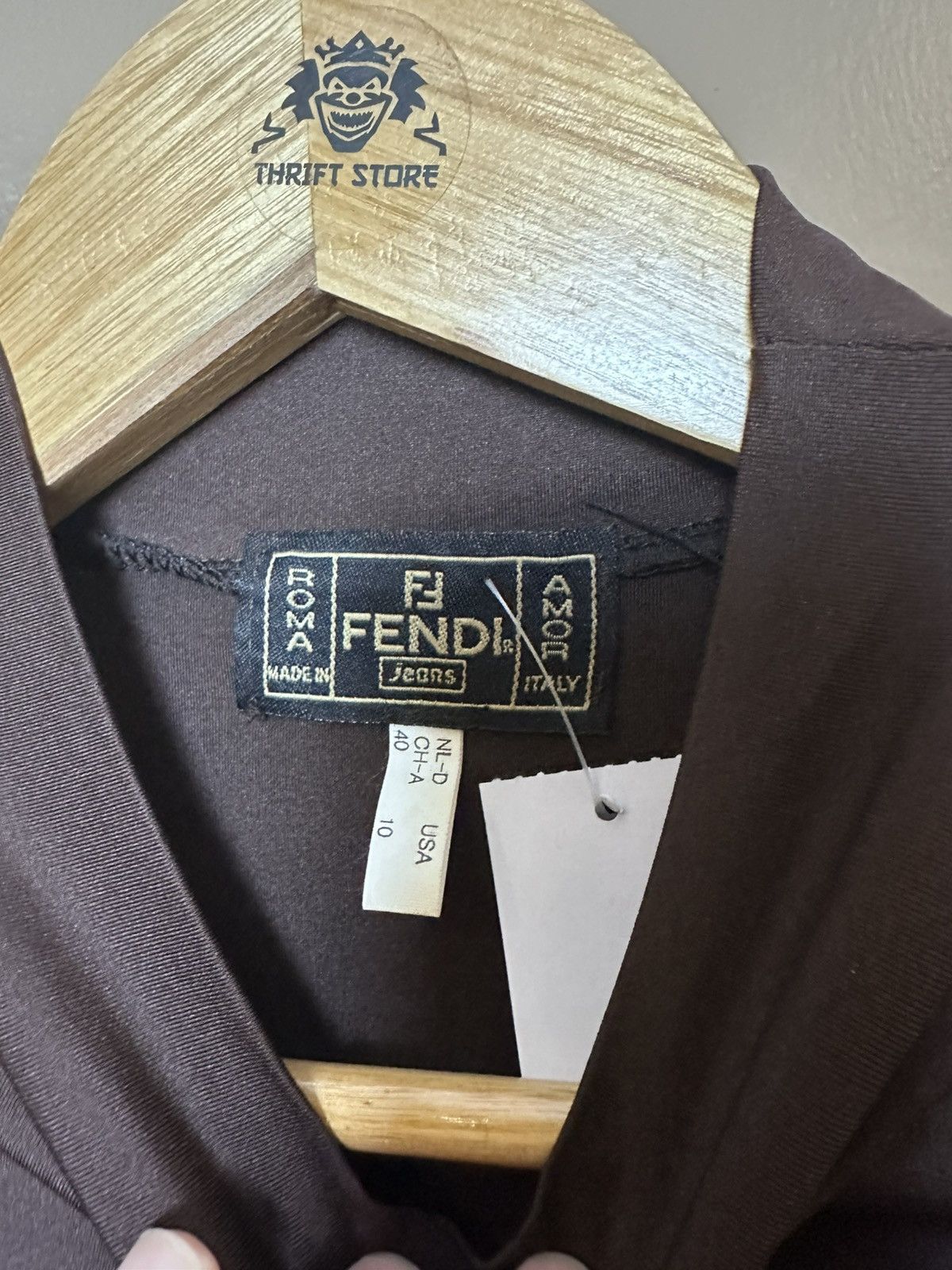 Fendi × Vintage Fendi Mini Dress Size L / US 10 / IT 46 - 3 Thumbnail