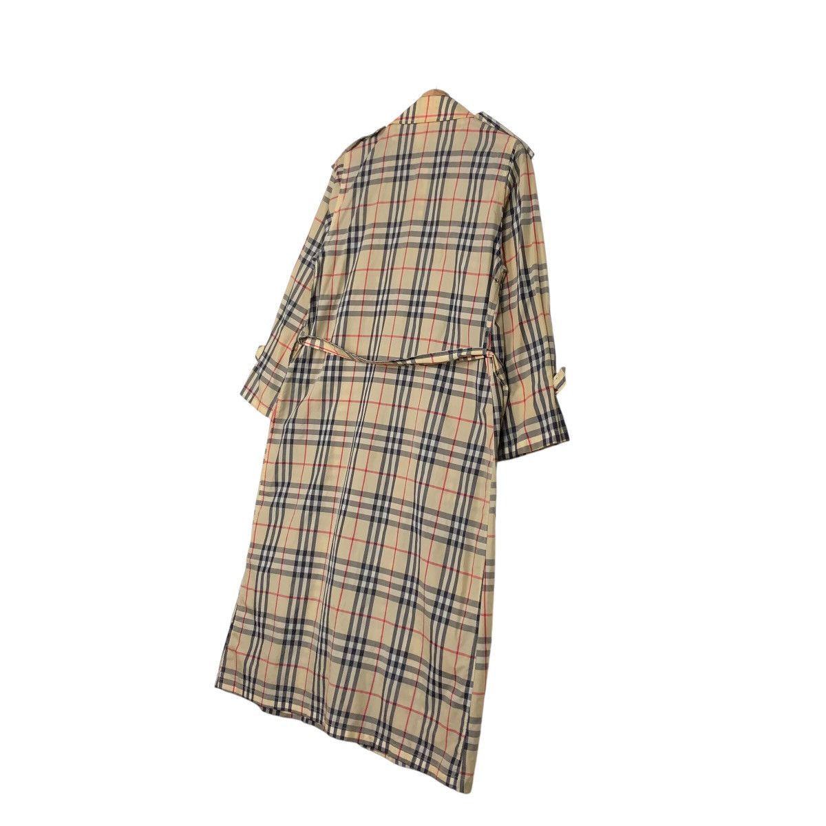 Japanese Brand 📌Vintage Long Jacket Tartan Design Nova Check Double Breast Size US M / EU 48-50 / 2 - 14 Thumbnail