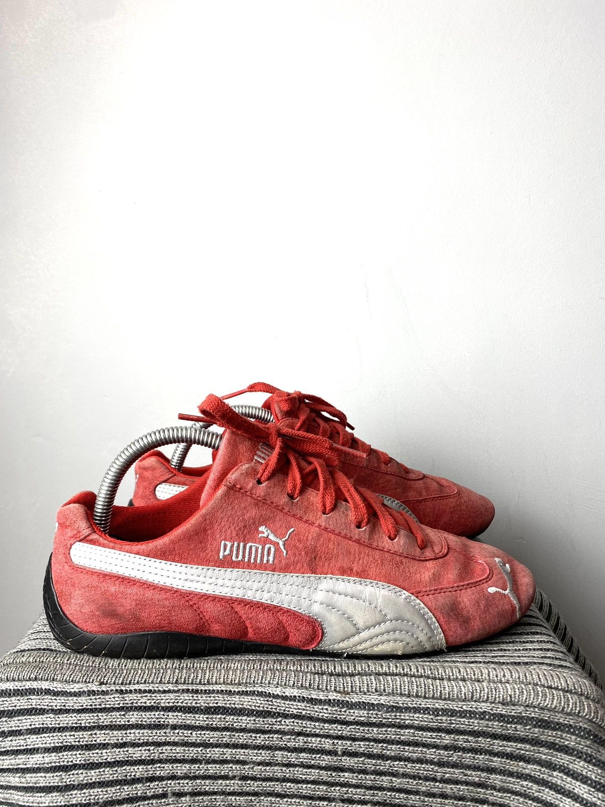 Puma Rare! Vintage Suede Puma Speed Cat Sneakers Racing Ferrari Size US 8 / EU 41 - 6 Thumbnail
